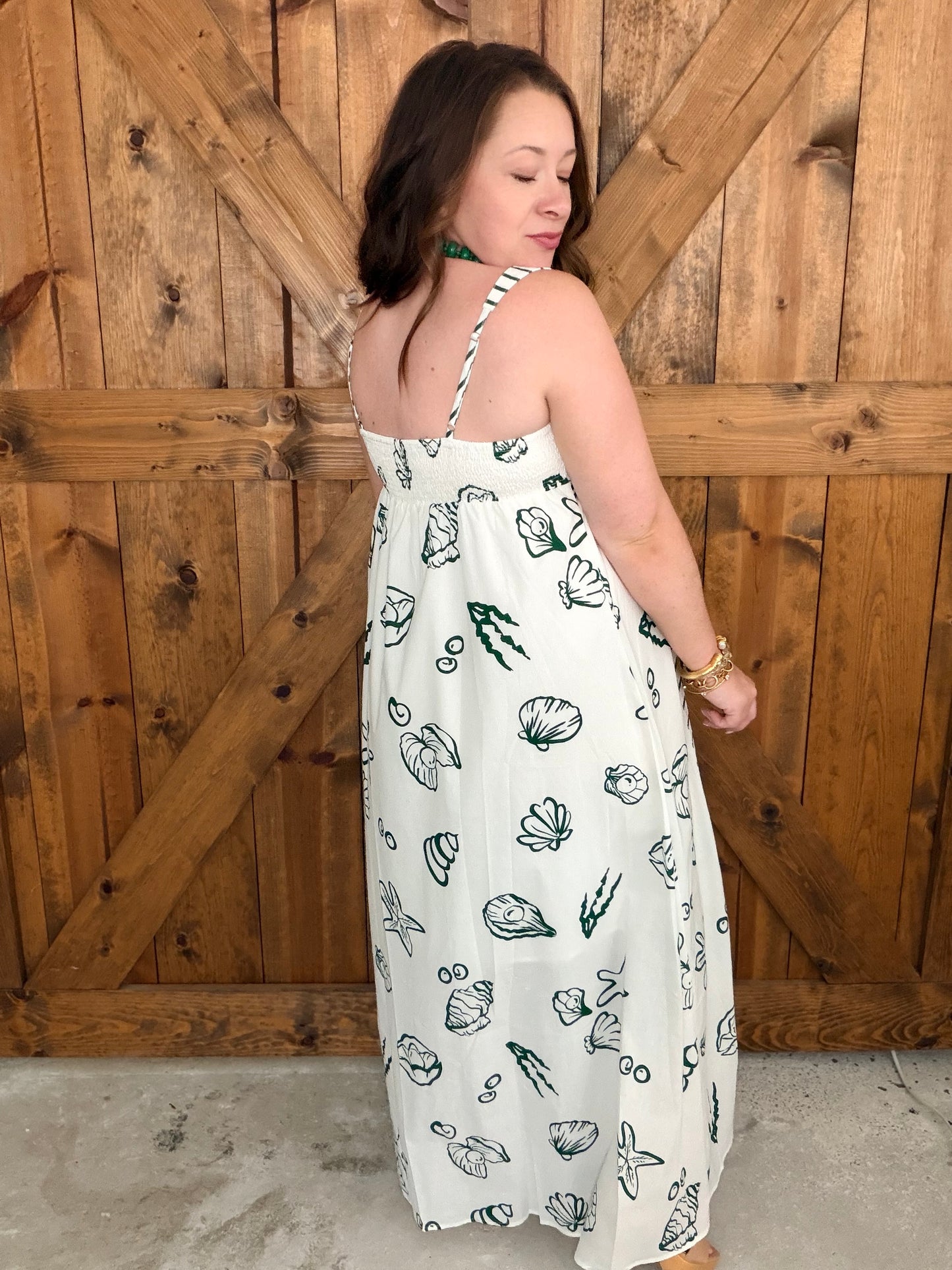The Seashell Soiree Maxi Dress