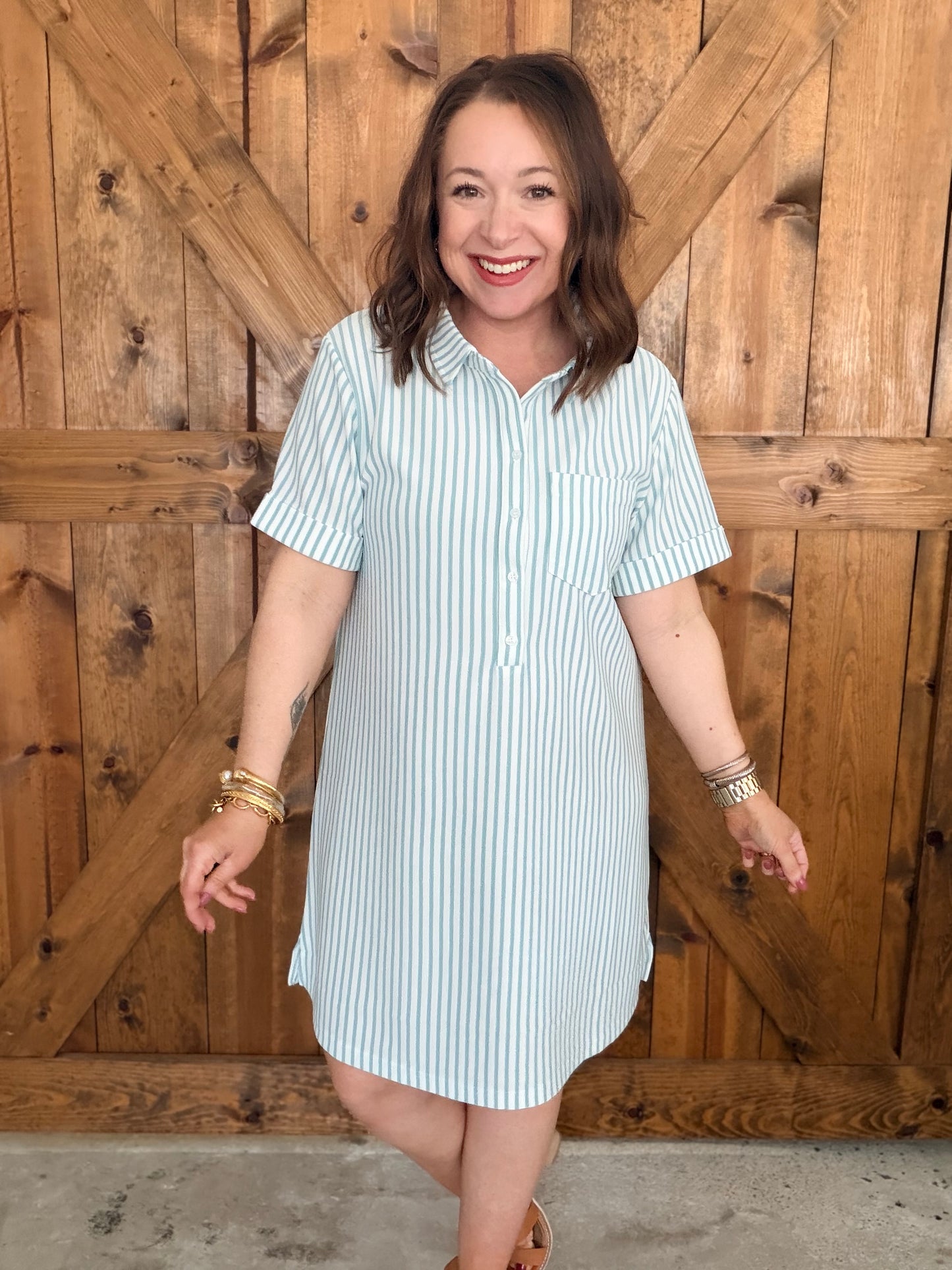 Fairway Dress - Seafoam