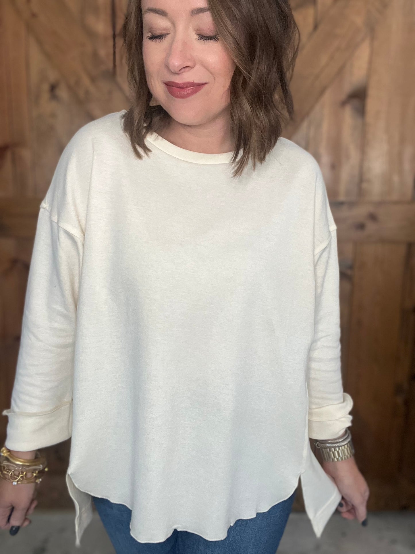 Just That Simple Top - Cream