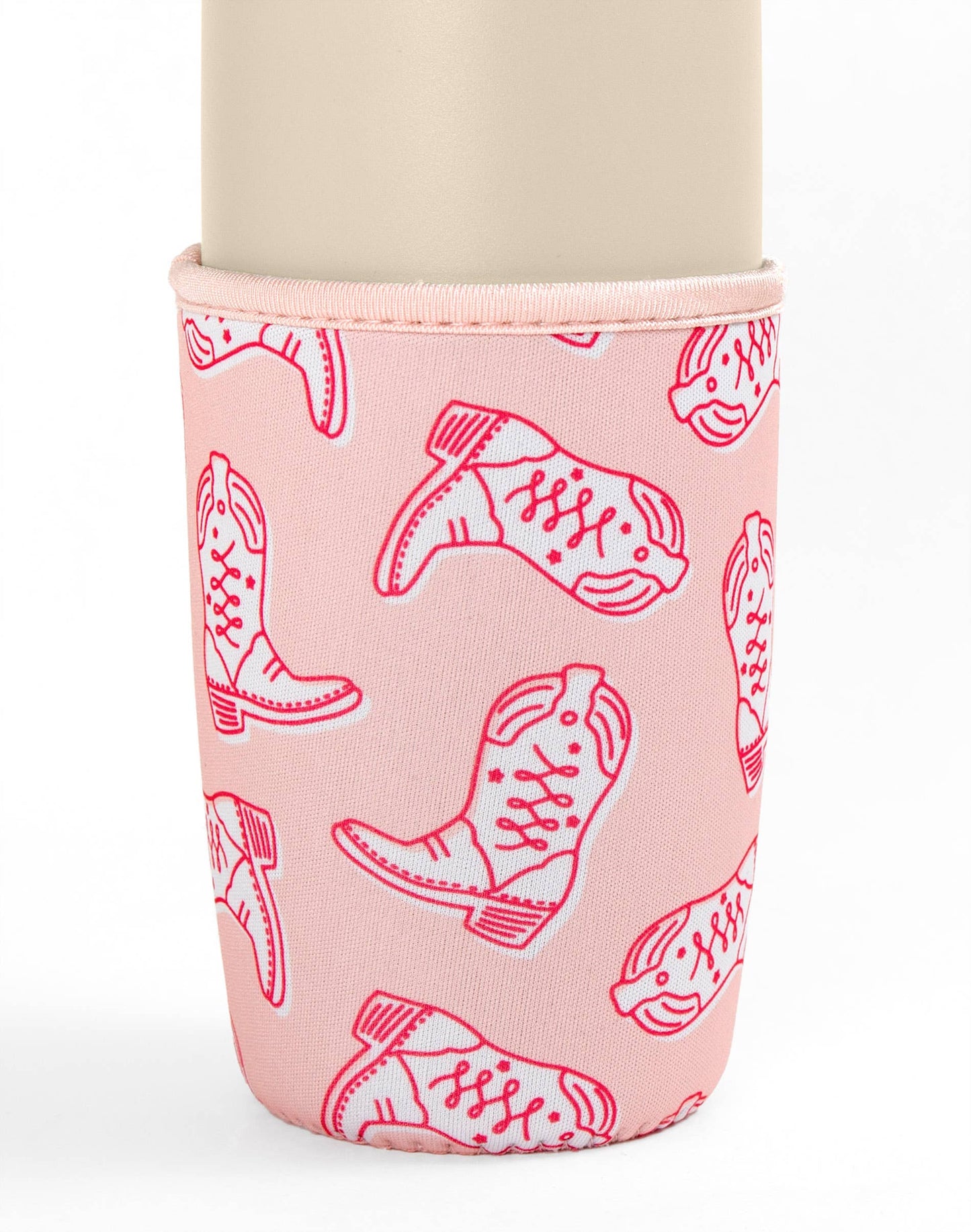 Western Cowgirl Boots Drink Sleeve: Medium