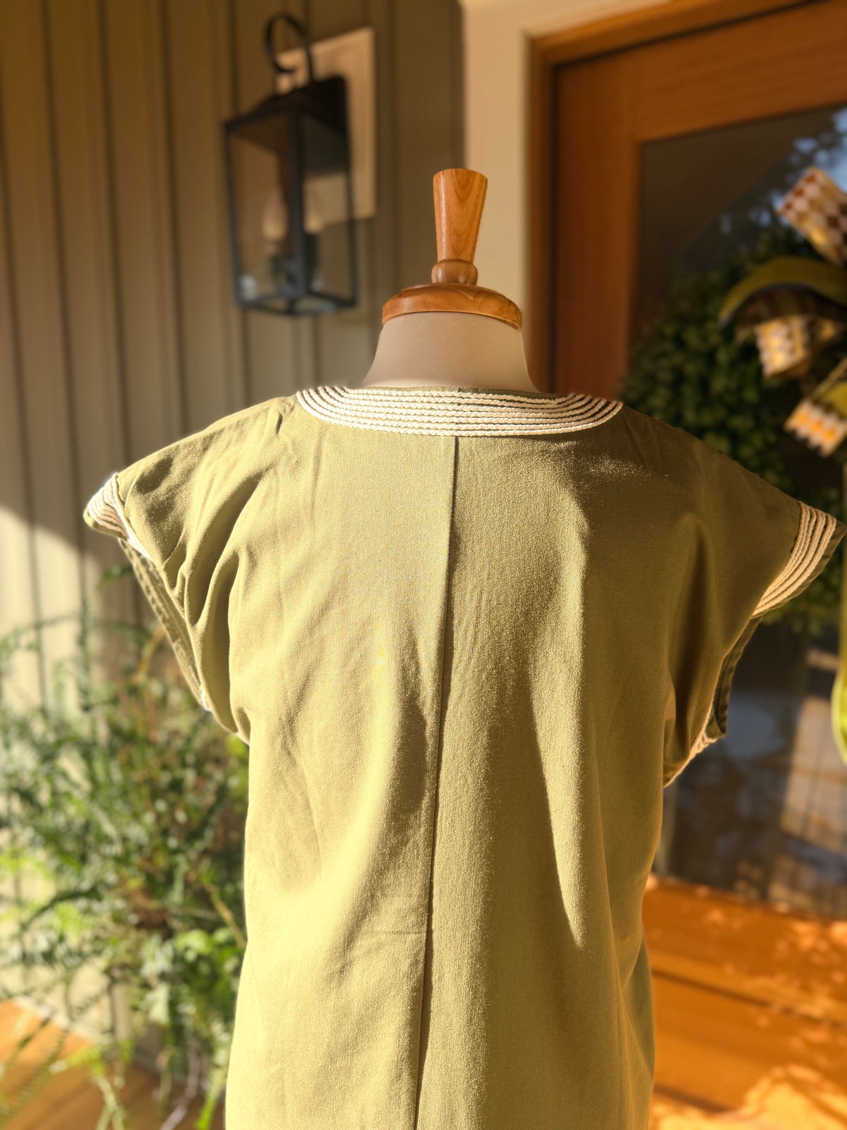 The Artful Olive Midi Dress