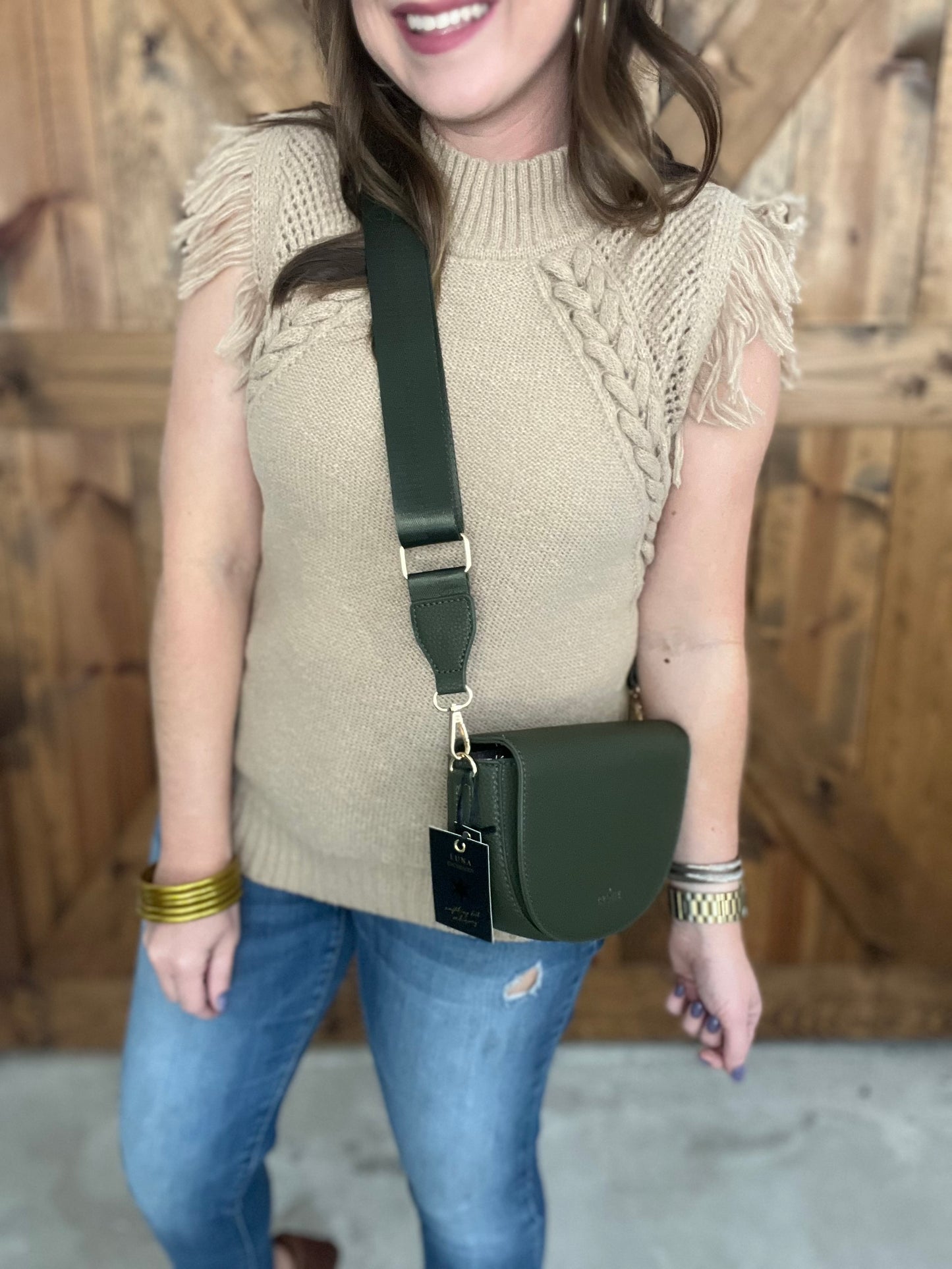 Luna Crossbody - Olive