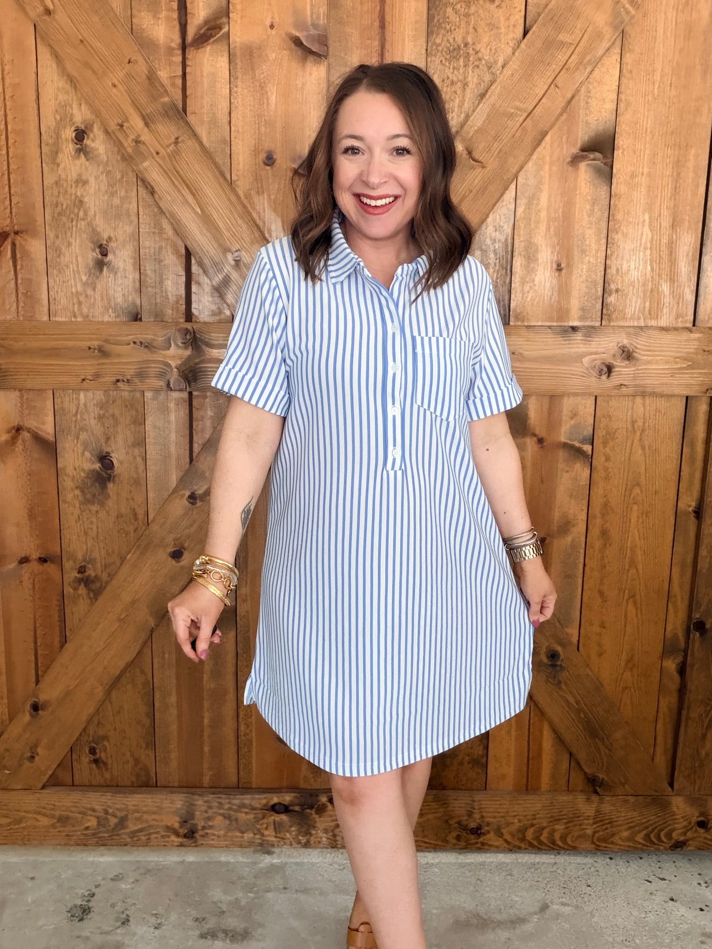 Fairway Dress - Blue