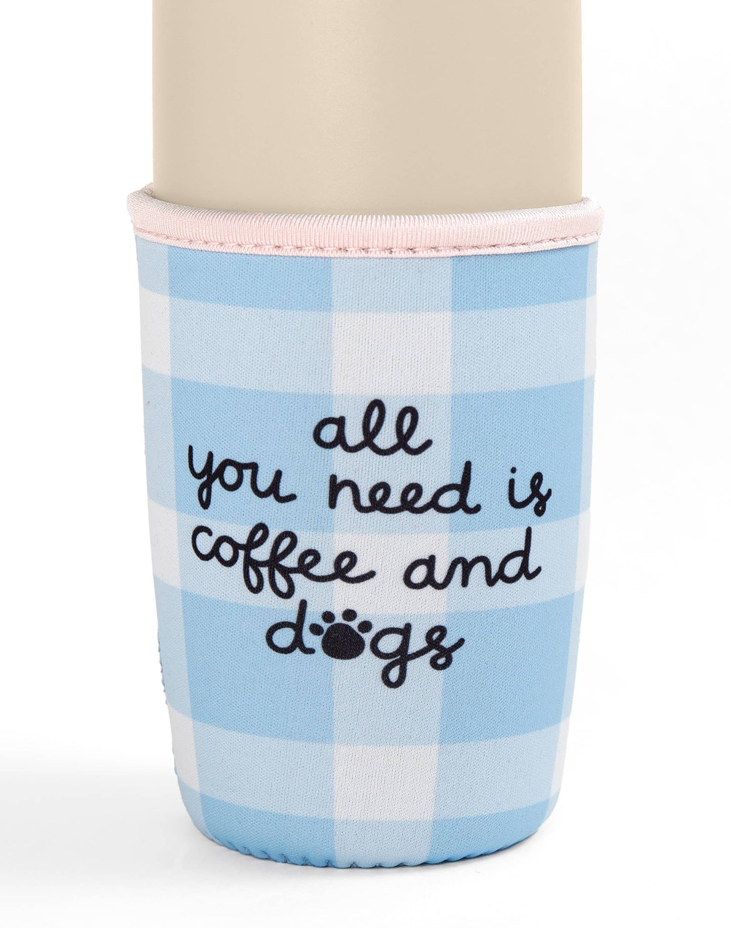 Coffee & Dogs Drink Sleeve: Medium