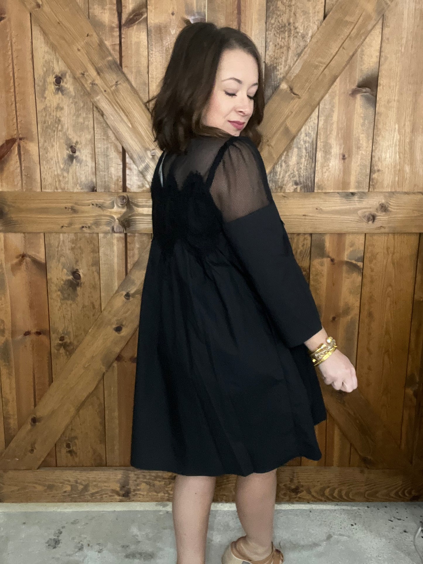 Meet Me at Midnight Dress - Black