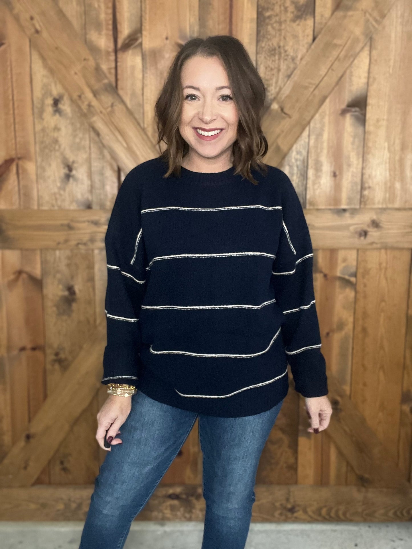 By and By Sweater - Navy