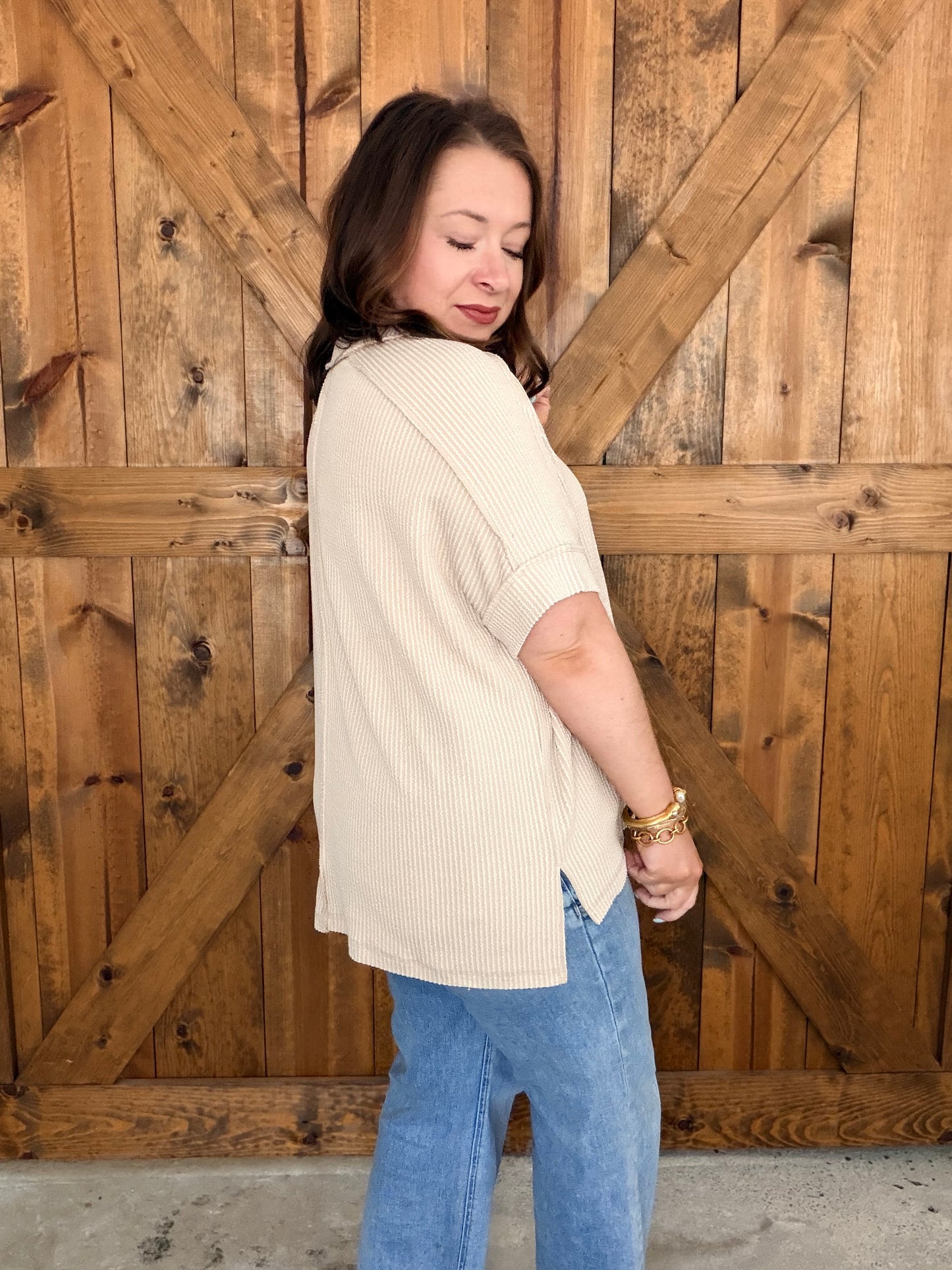 Must Have Basic Top - Sand