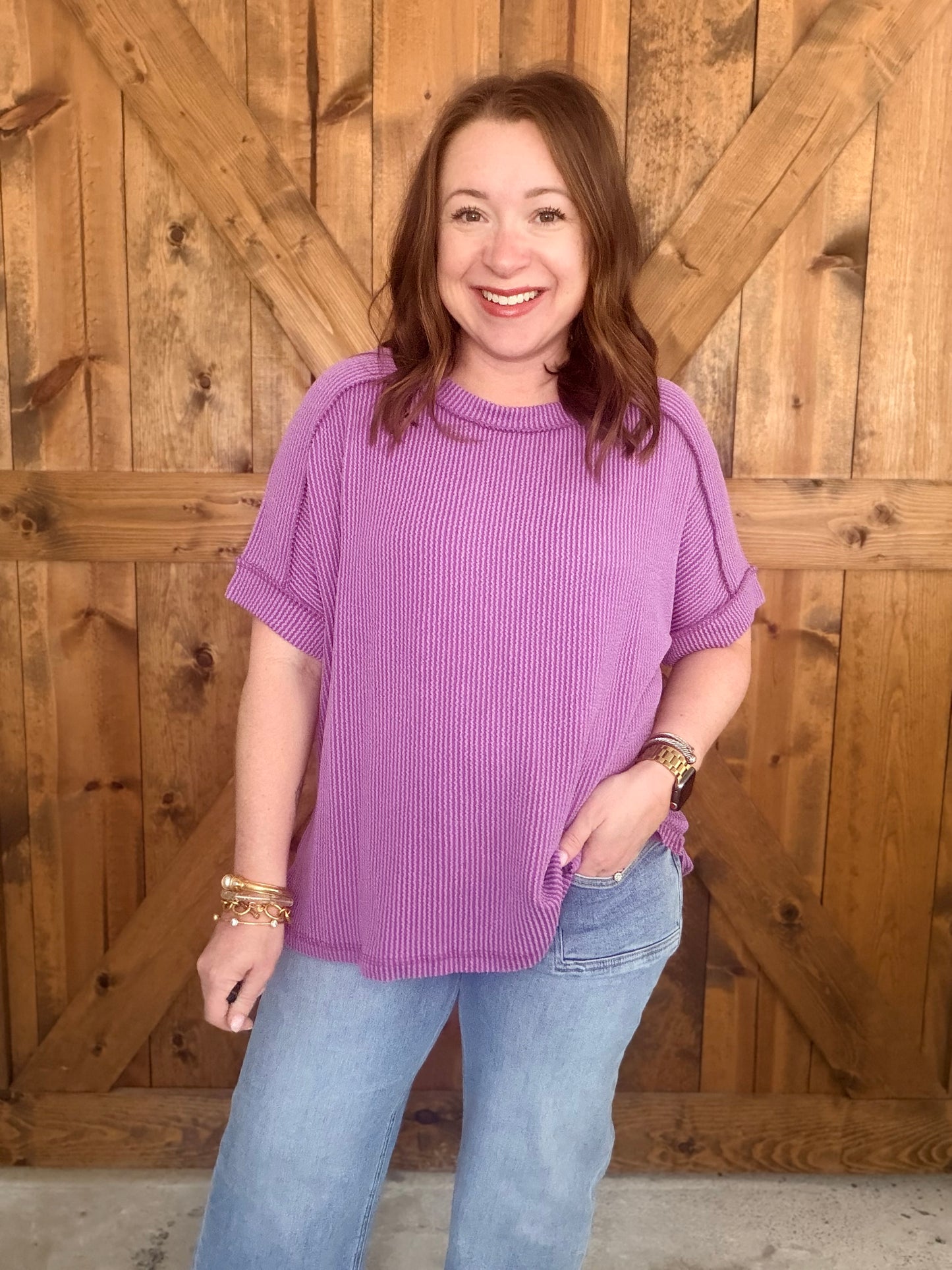 Must Have Basic Top - Lt. Plum