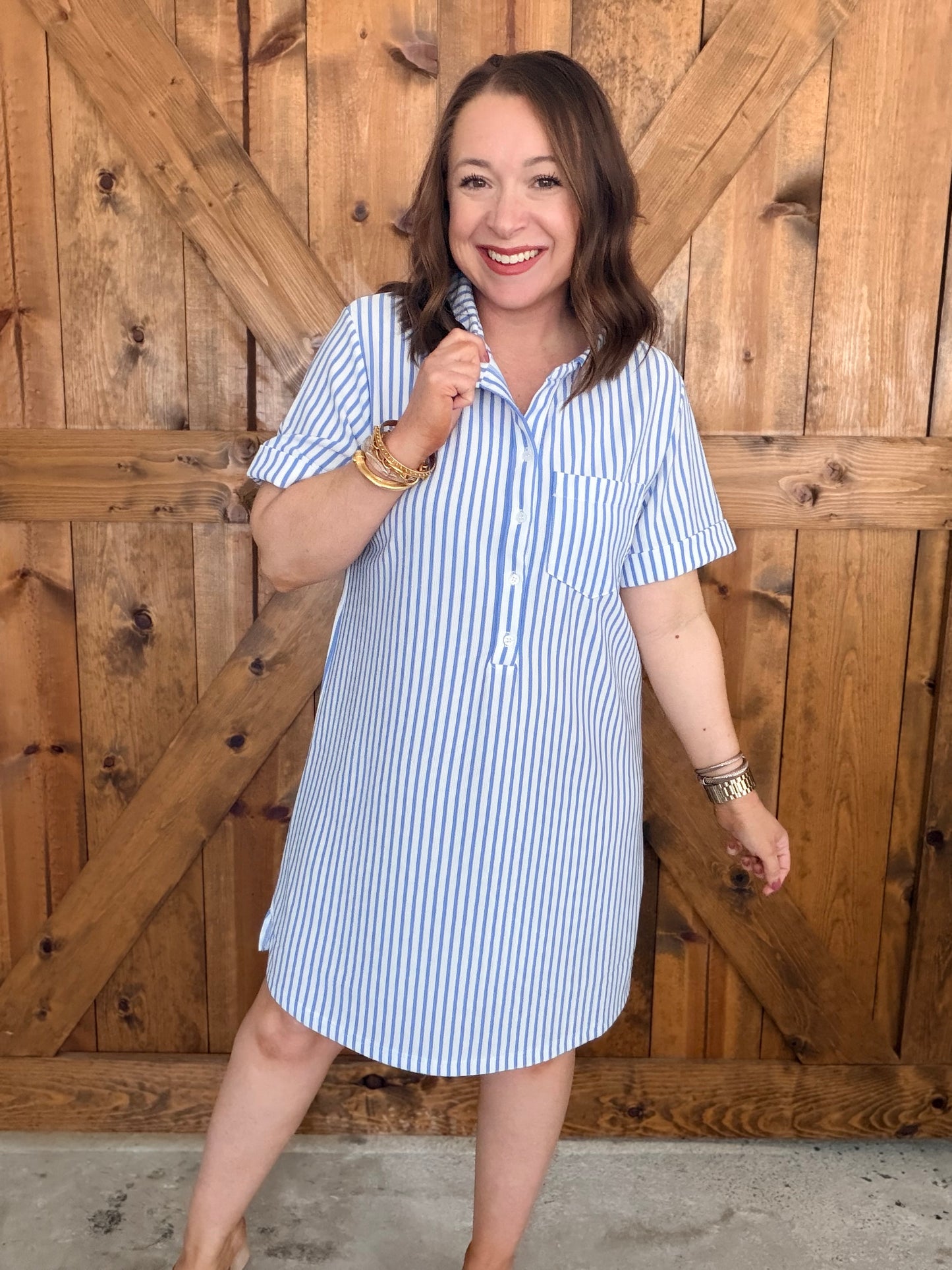 Fairway Dress - Blue