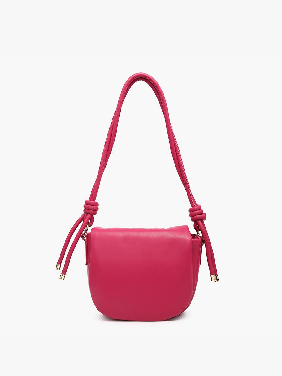 Mumbai Shaped Shoulder Bag - Berry