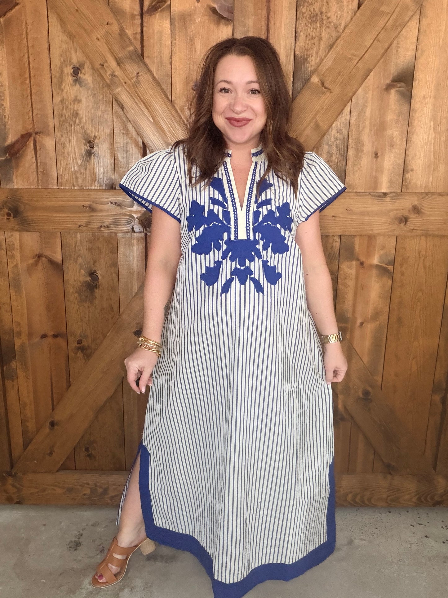 Indigo Bloom Dress