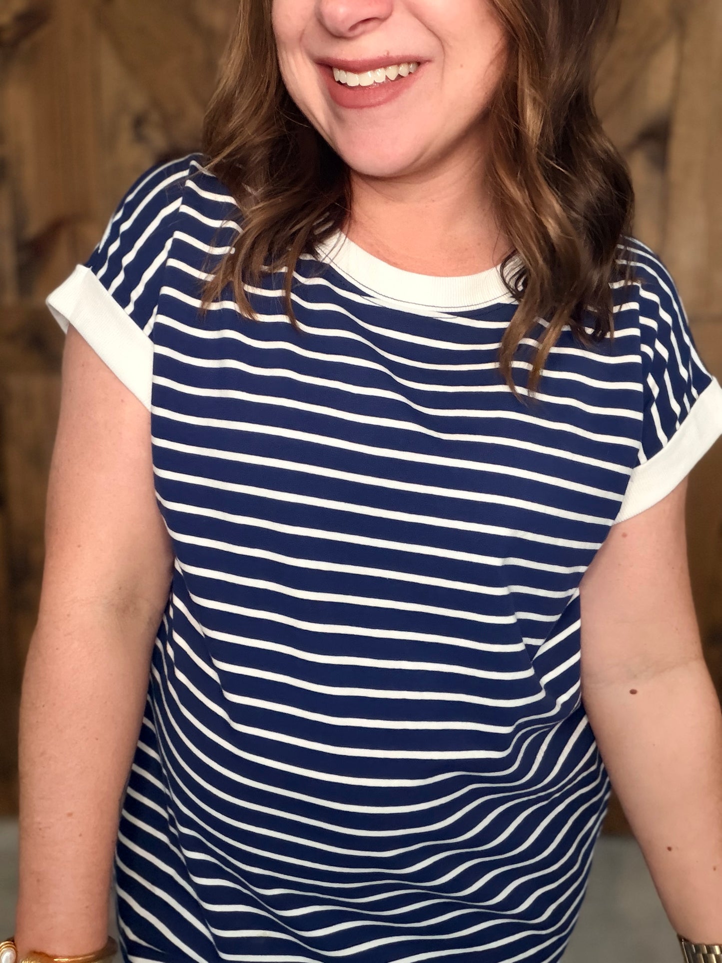 Throw On + Go Dress - Navy