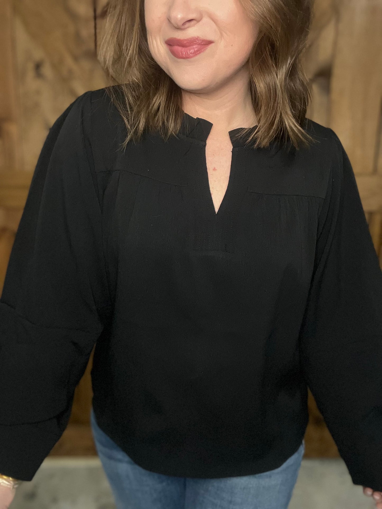 Work Day Top - Black