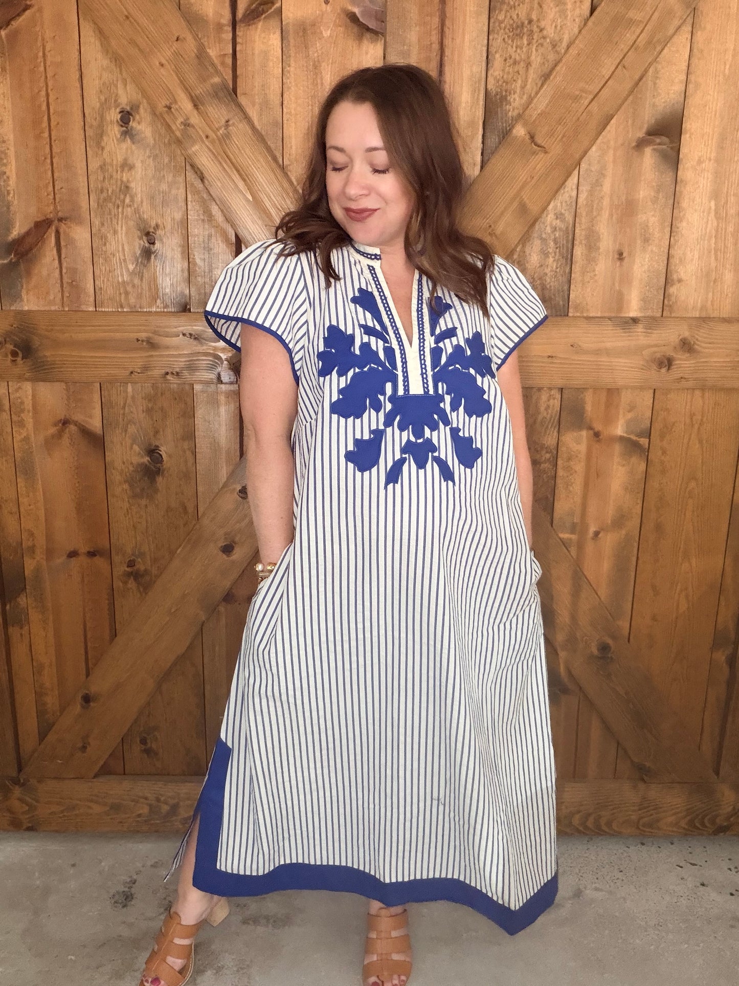 Indigo Bloom Dress