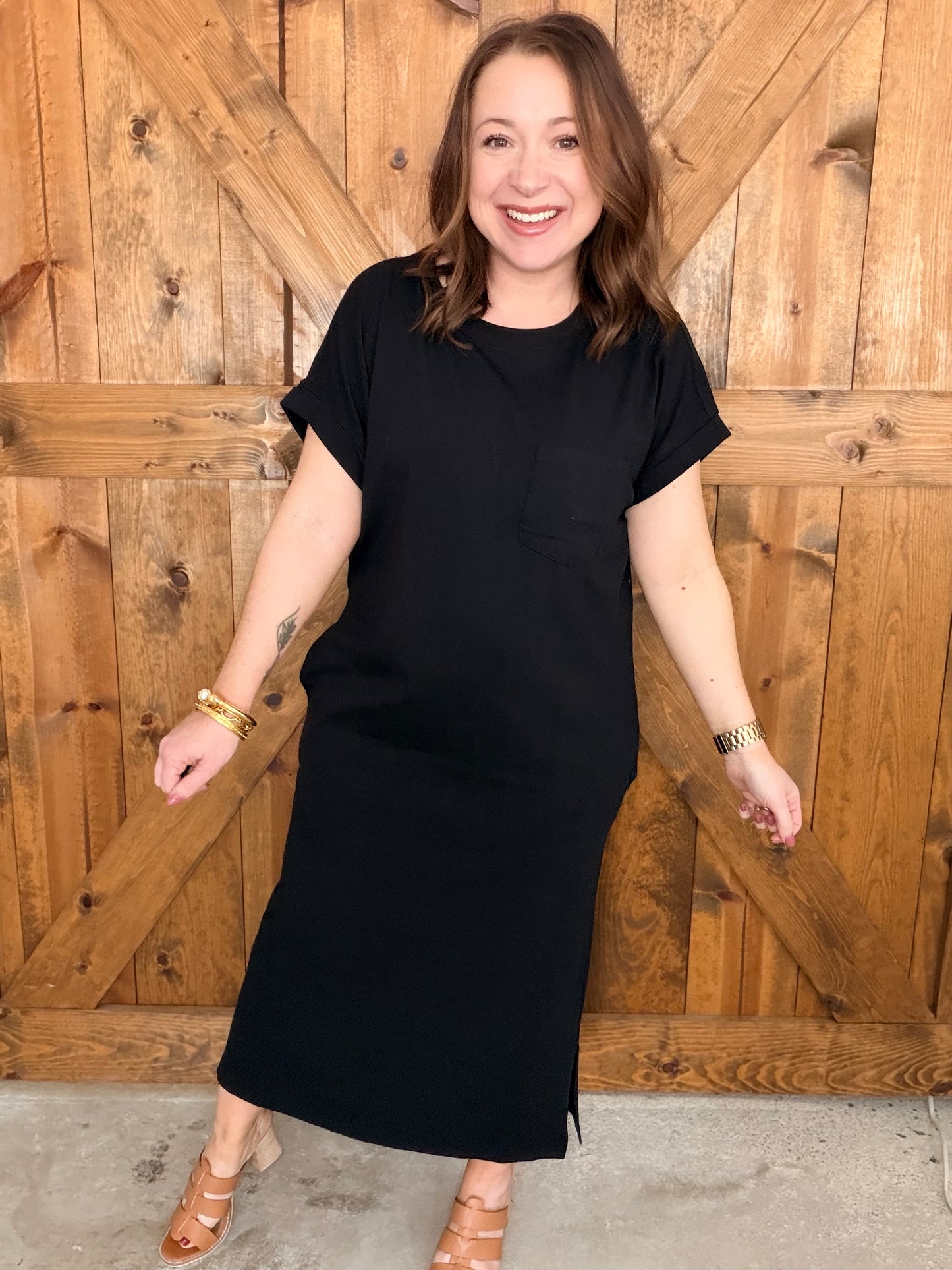 Everyday Midi Dress - Black