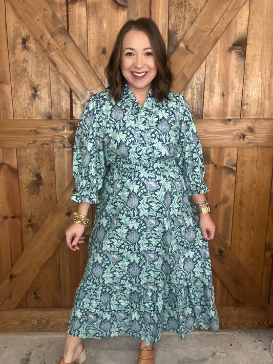 The Waverly Dress - Navy