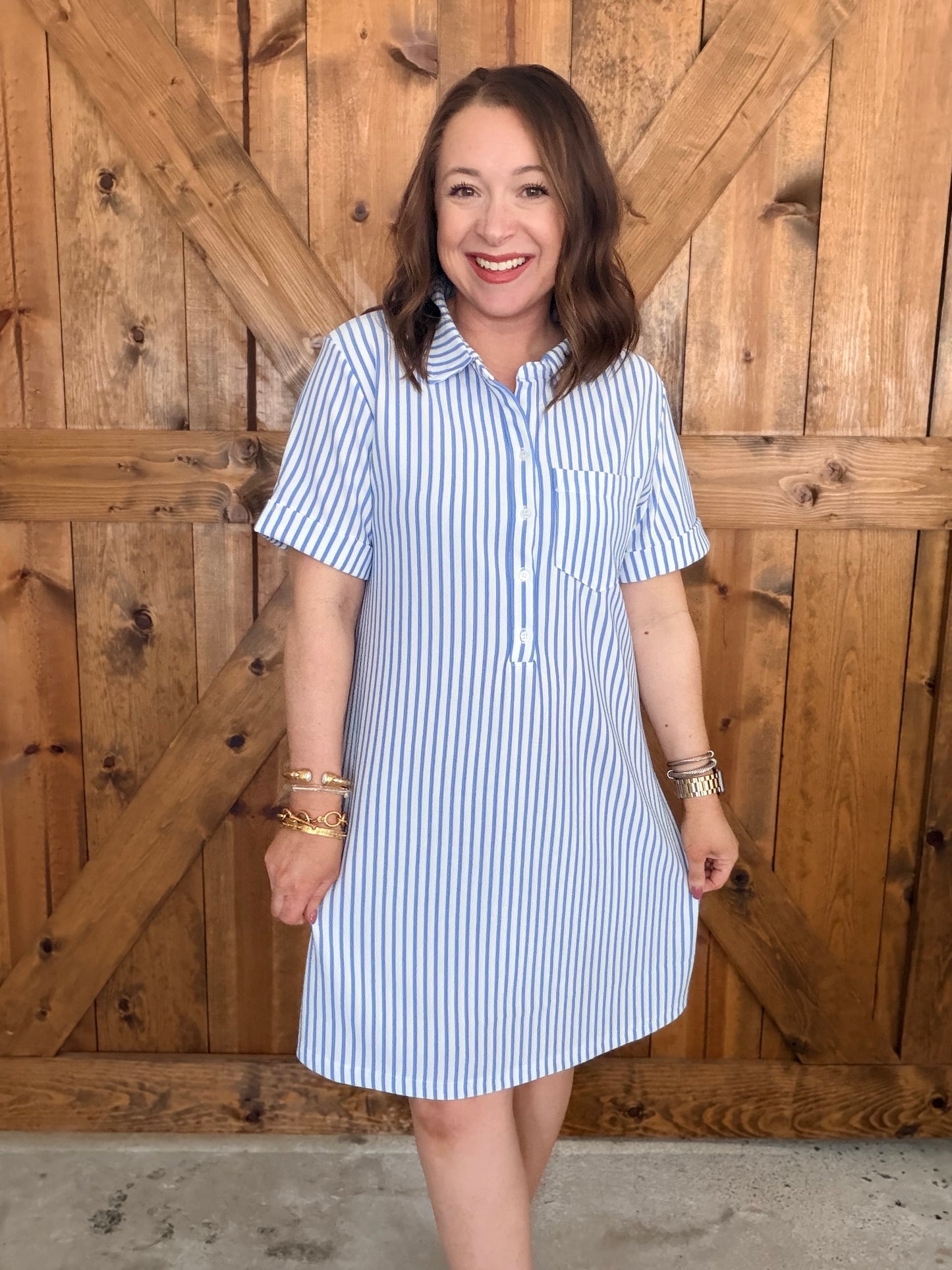 Fairway Dress - Blue