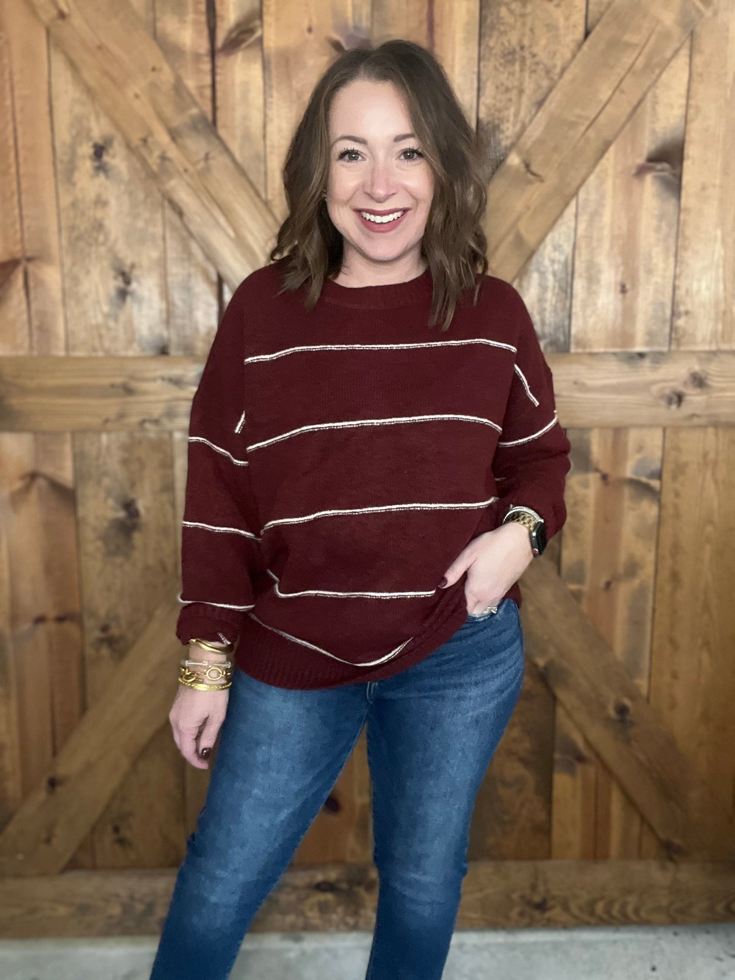 By and By Sweater - Redwood