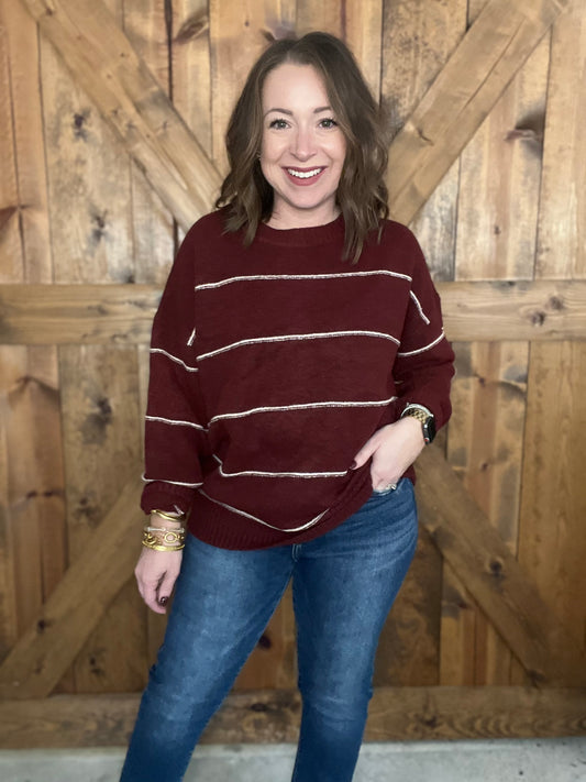 By and By Sweater - Redwood