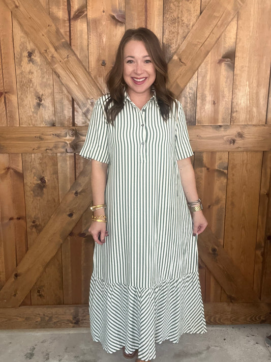Whispering Pines Dress - Pine
