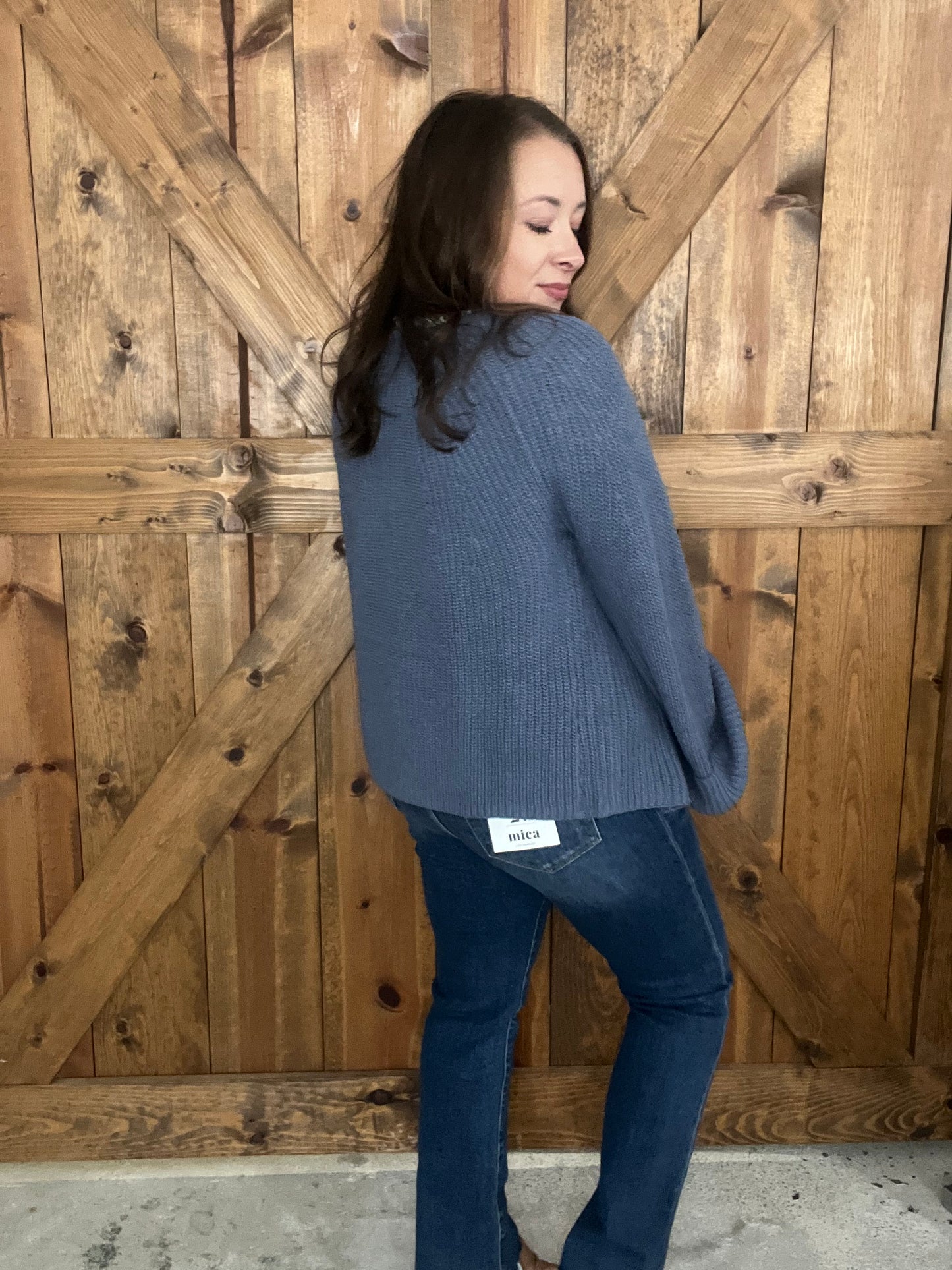 The Cozy Cardi - Blue