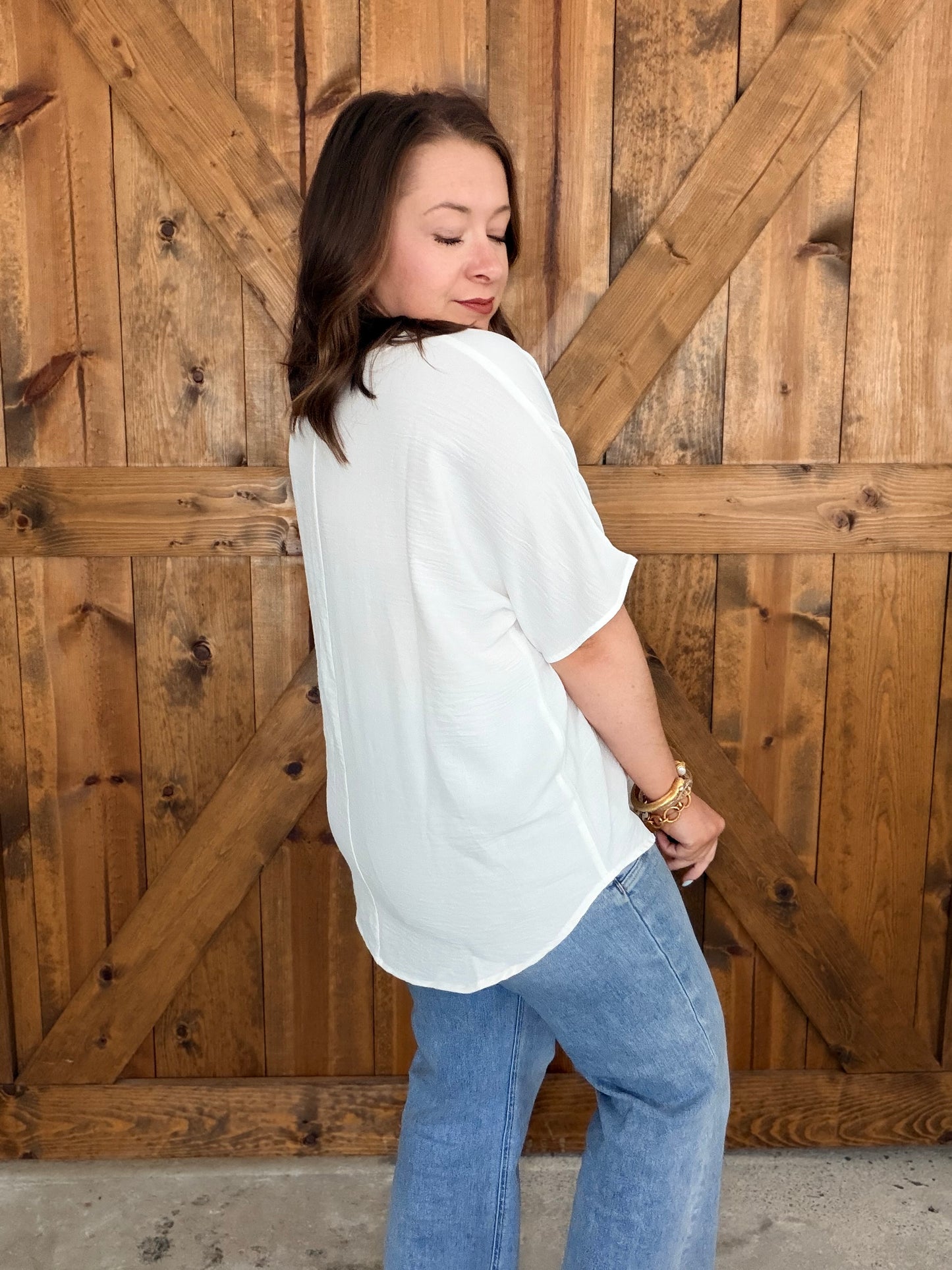 The Go-To Top - White