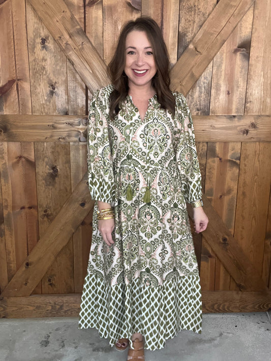 Wanna Be Loved Dress - Green