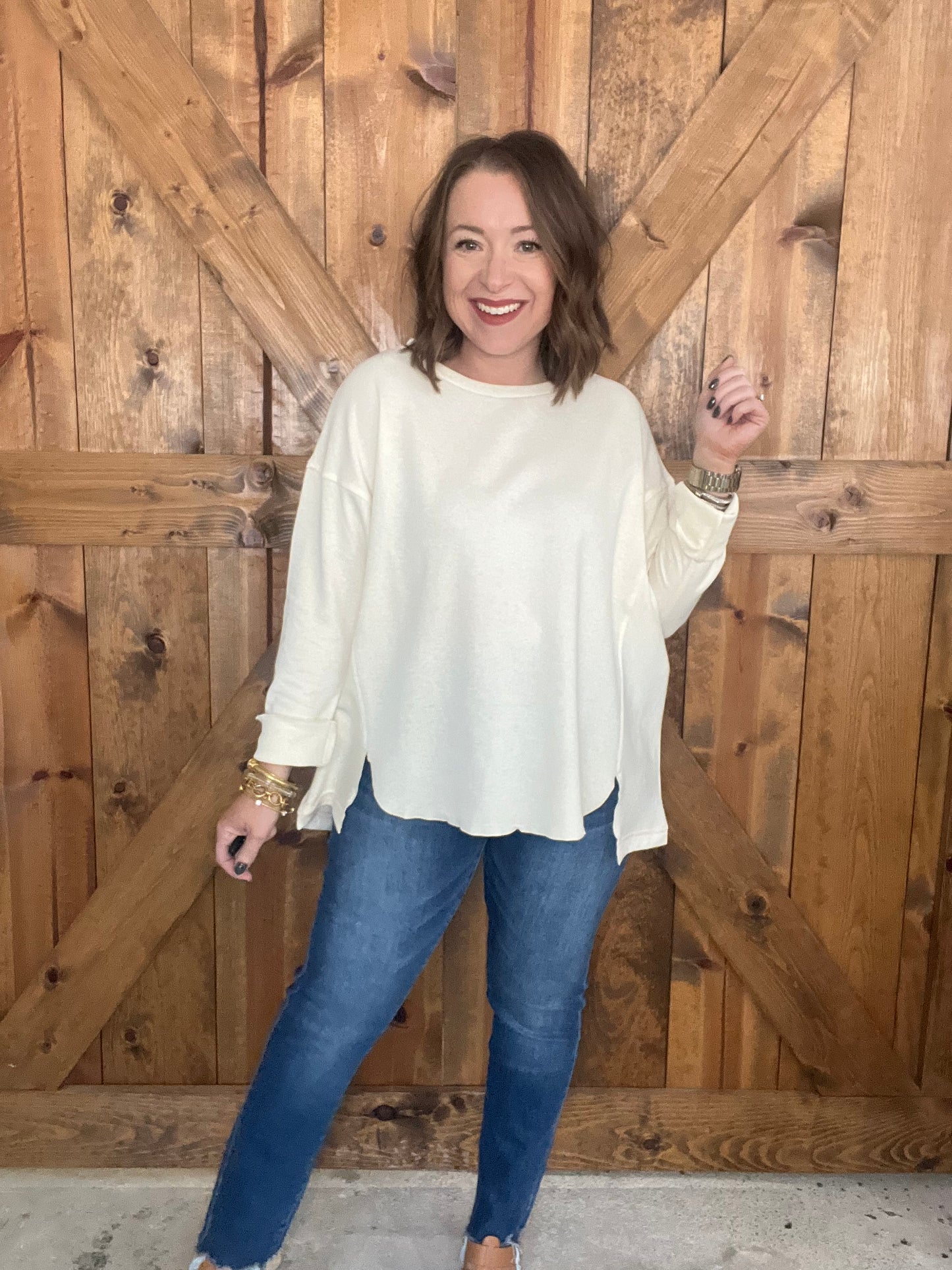 Just That Simple Top - Cream