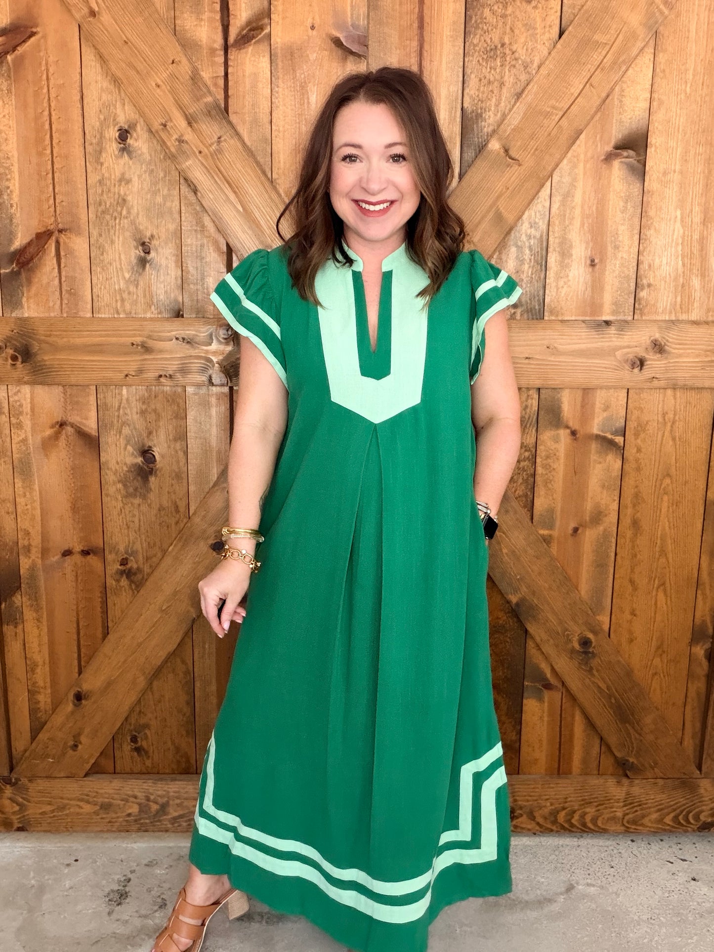 Emerald Ease Dress