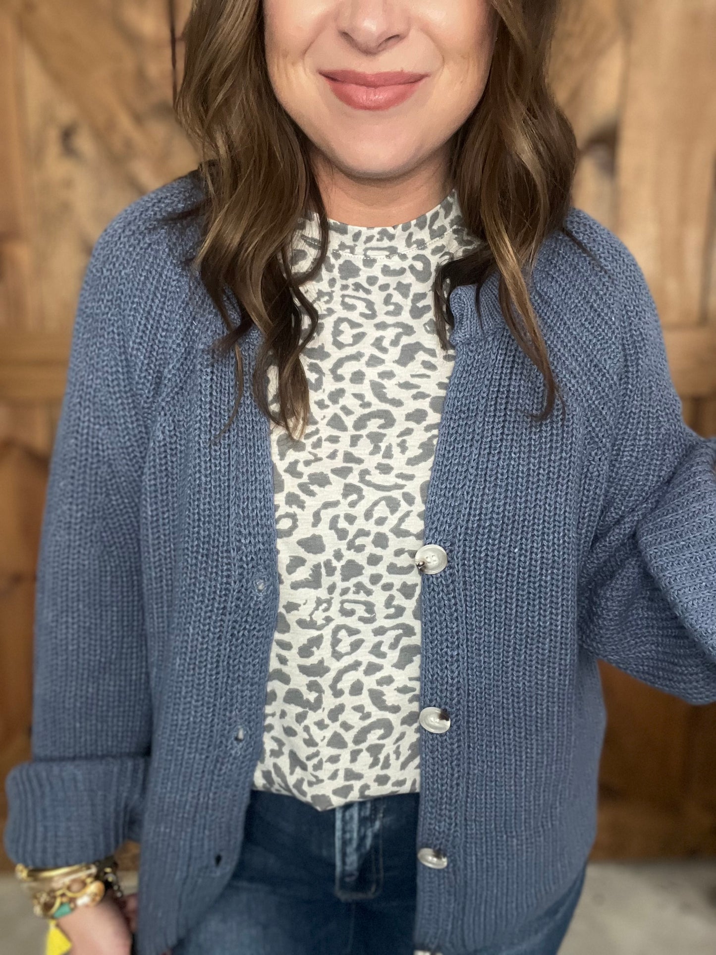 The Cozy Cardi - Blue