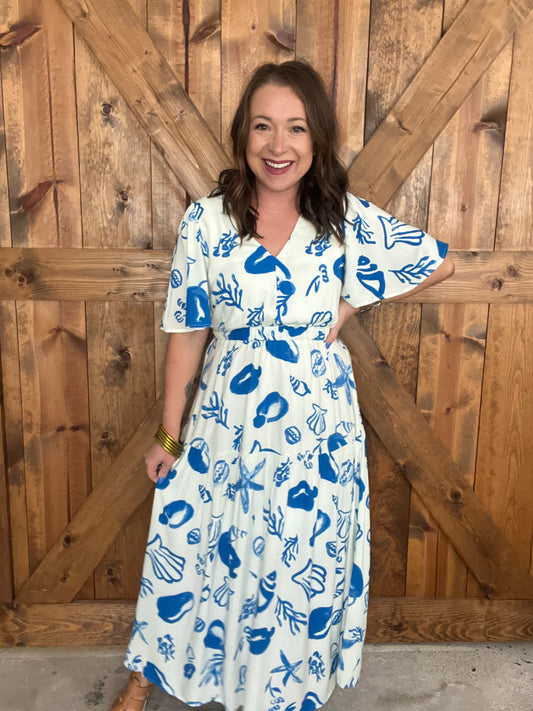 Boat Drinks Dress - White