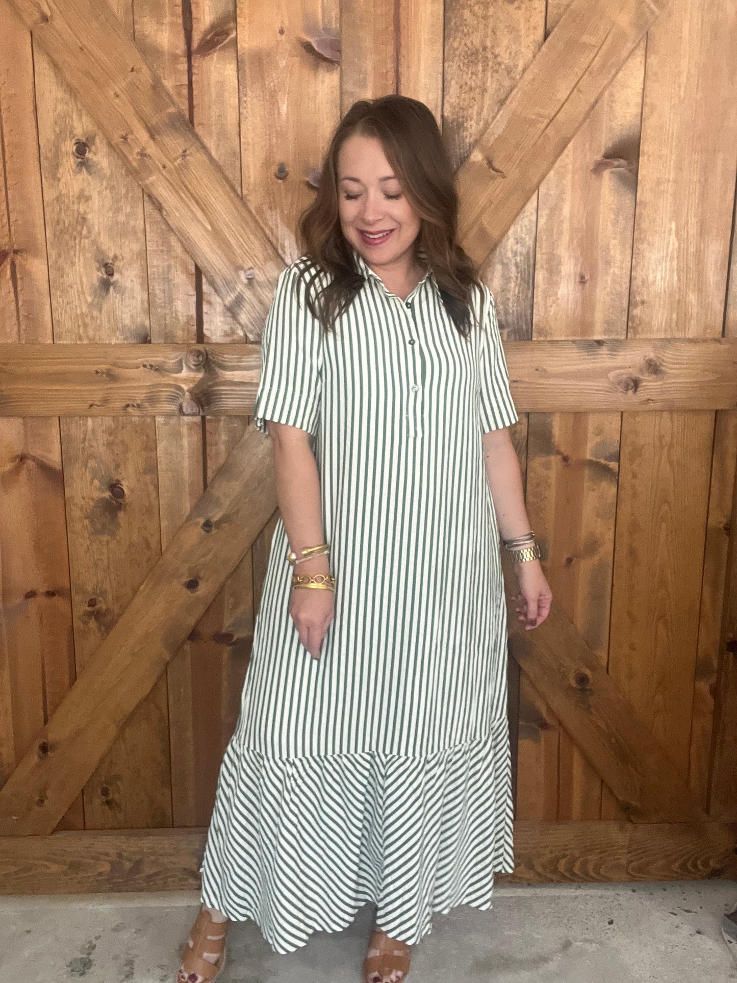 Whispering Pines Dress - Pine