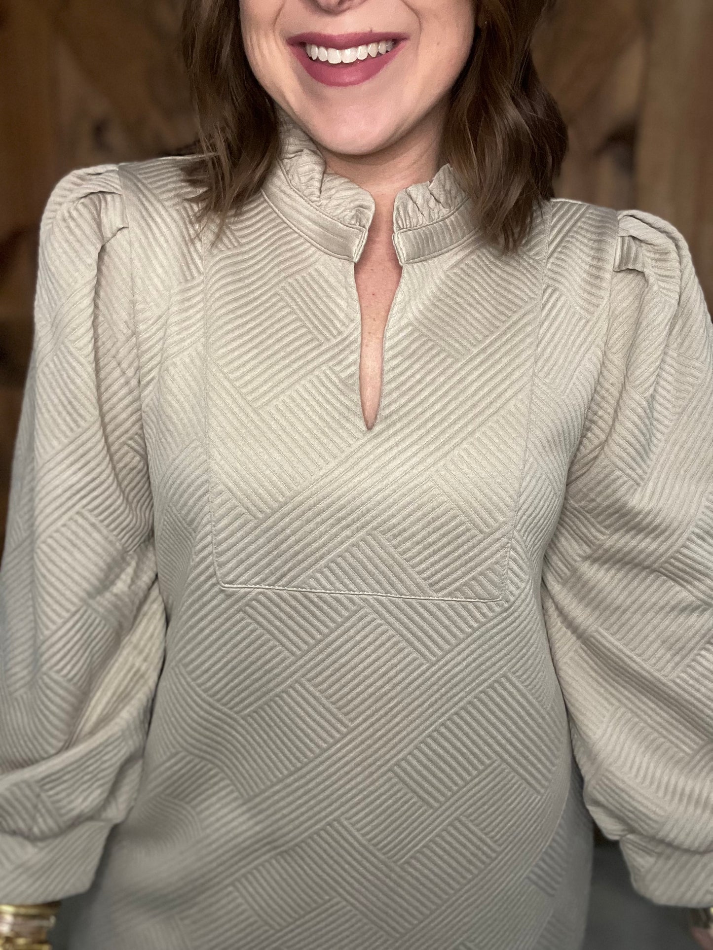 Elevated Chic Dress - Beige