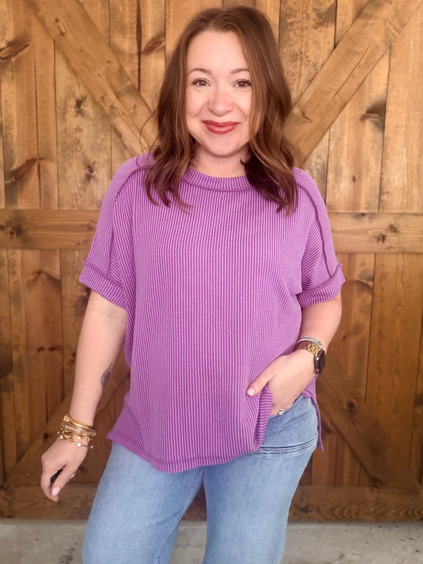Must Have Basic Top - Lt. Plum