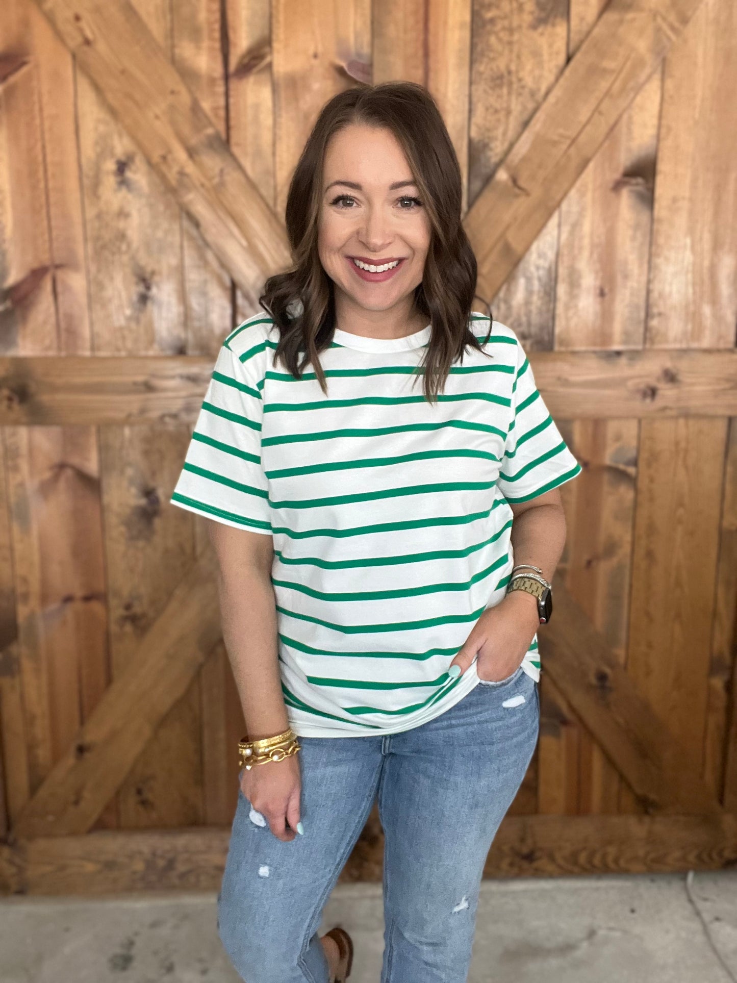 Conga Line Top - Green