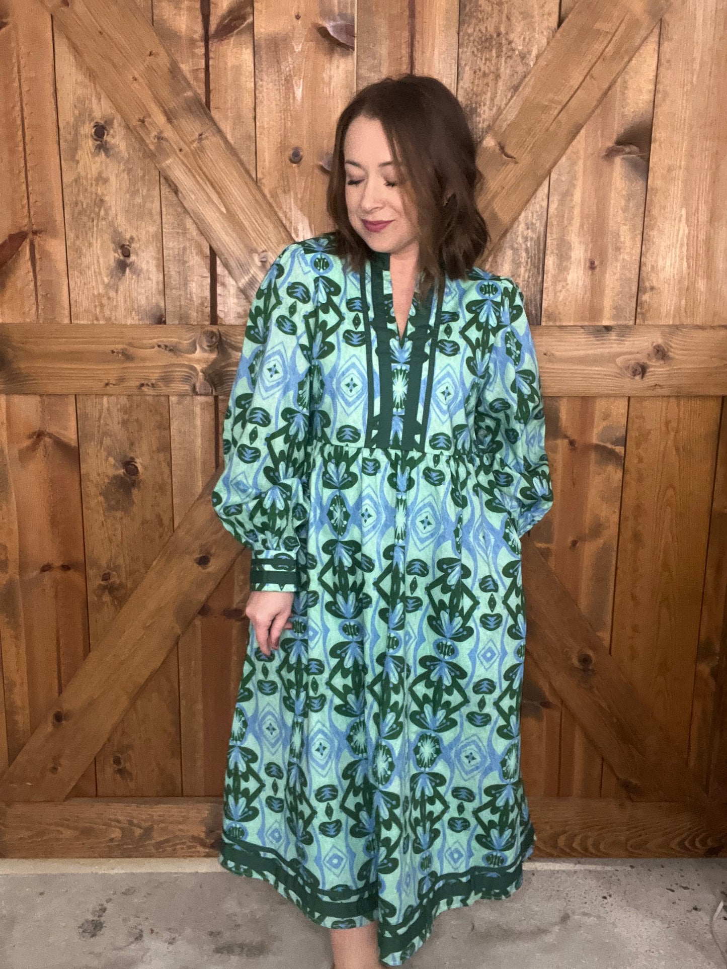 Happy Hour Dress - Green