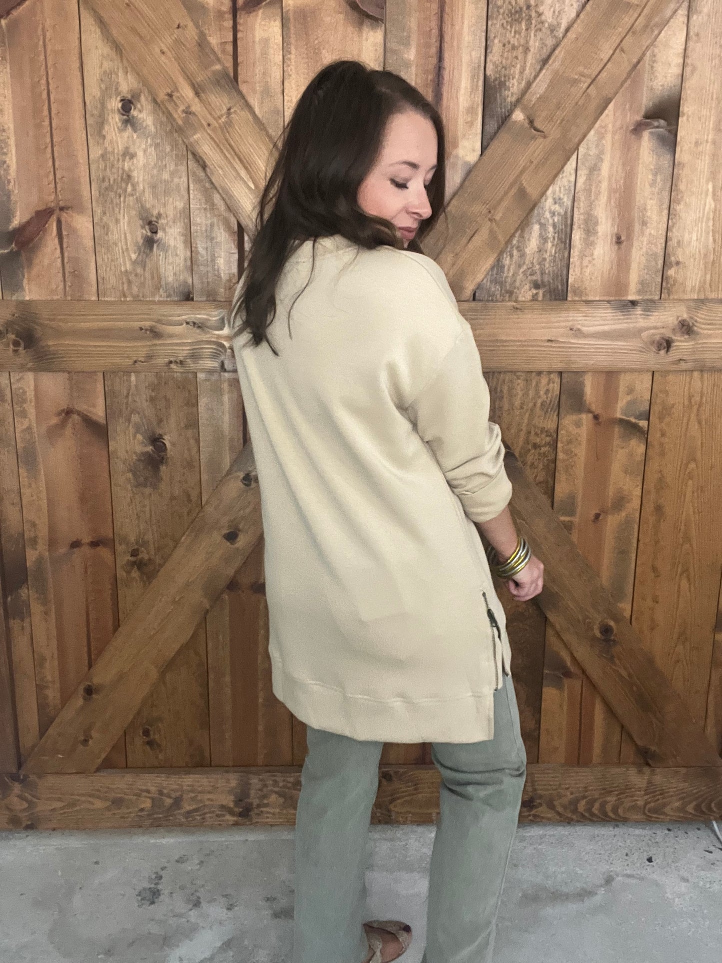 Fall Uniform Sweatshirt - Taupe