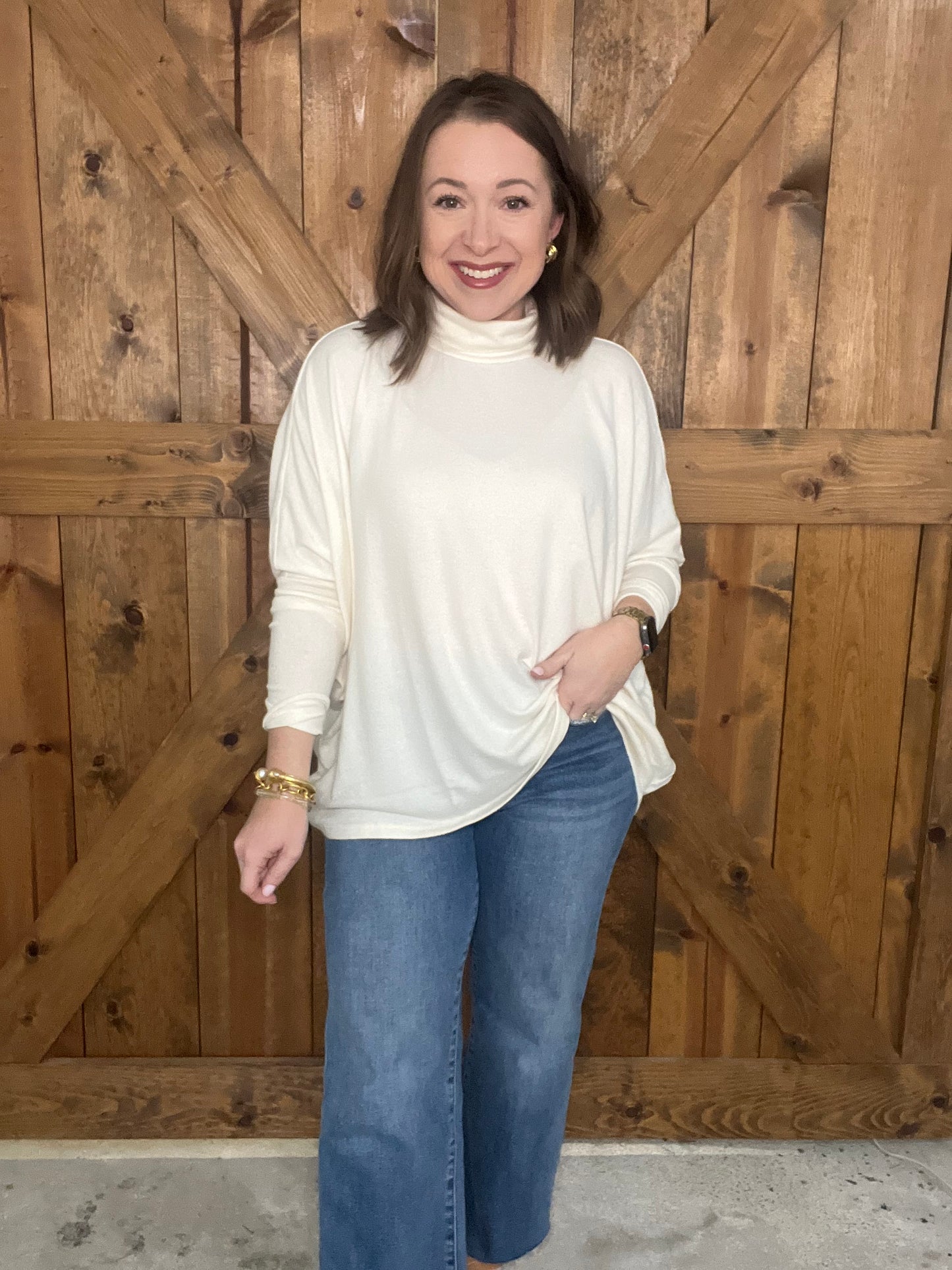 The Base Layer Top - Cream