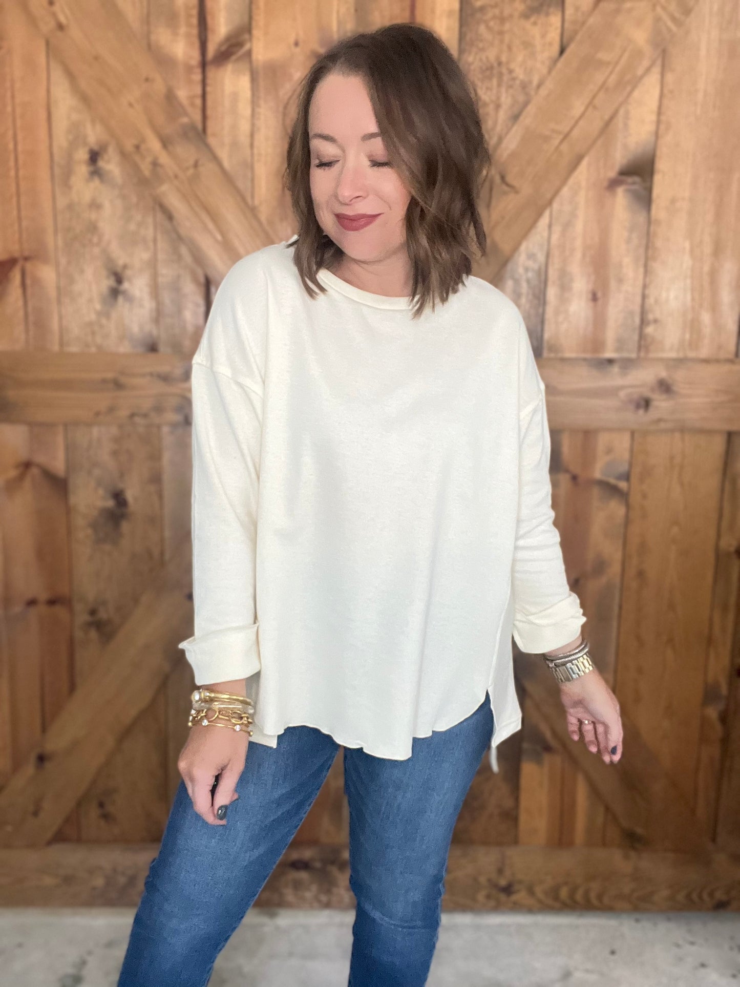 Just That Simple Top - Cream