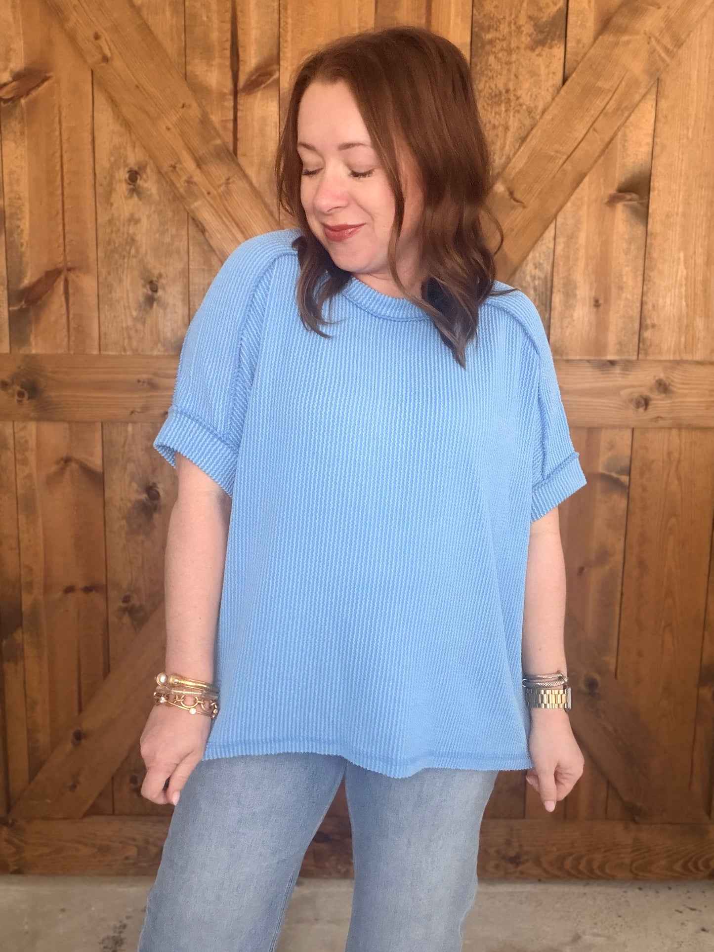 Must Have Basic Top - Sky Blue