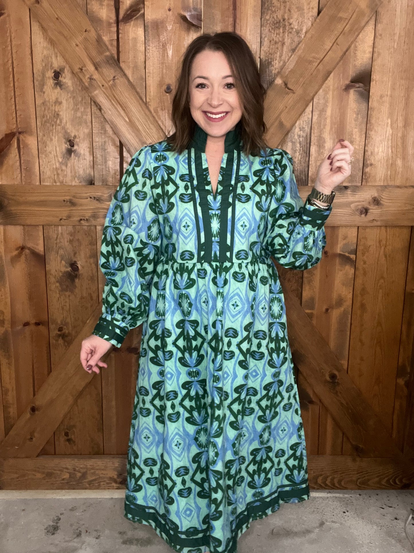 Happy Hour Dress - Green