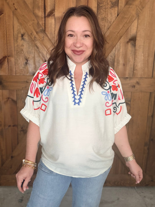 Folk Art Top