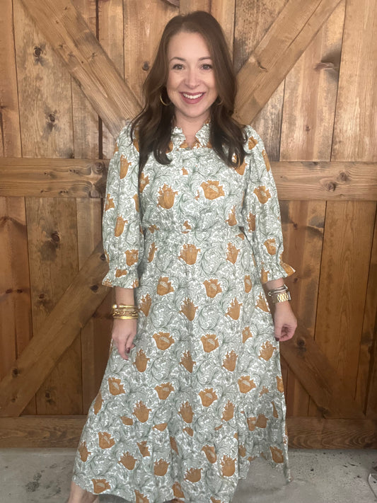 The Waverly Dress - Green
