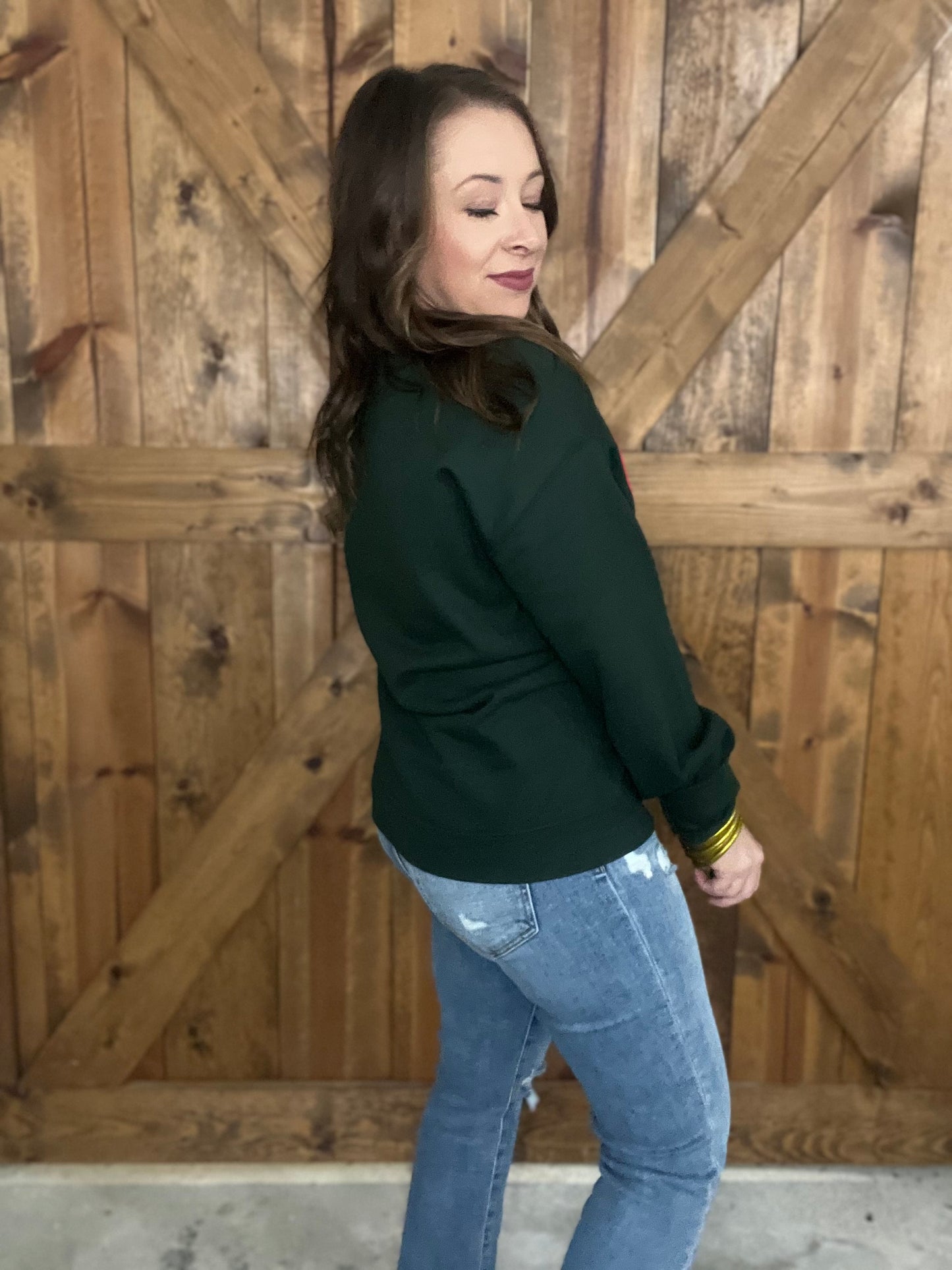Merry Puffy Sweatshirt