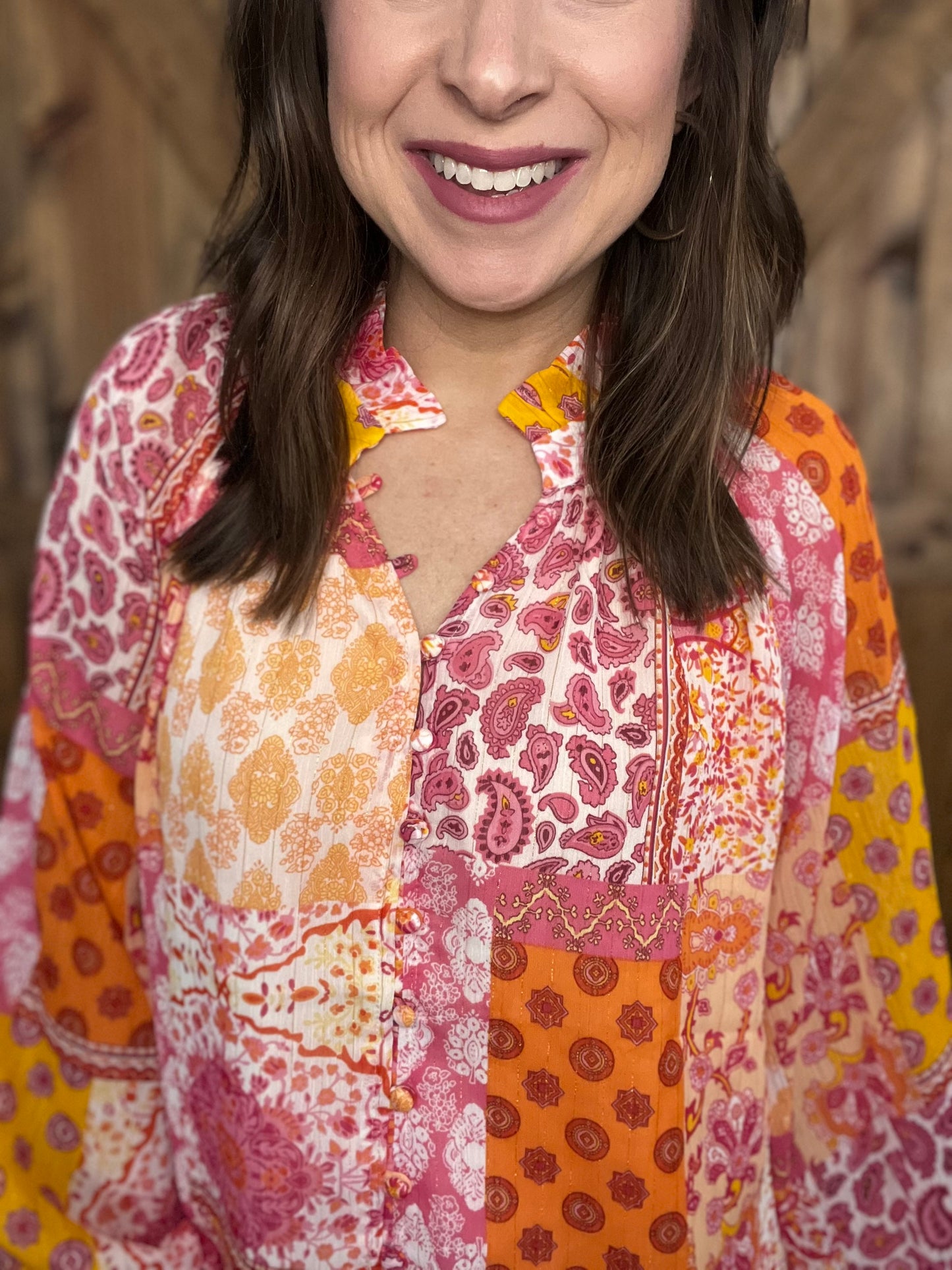 Little Miss Sunshine Top - Apricot