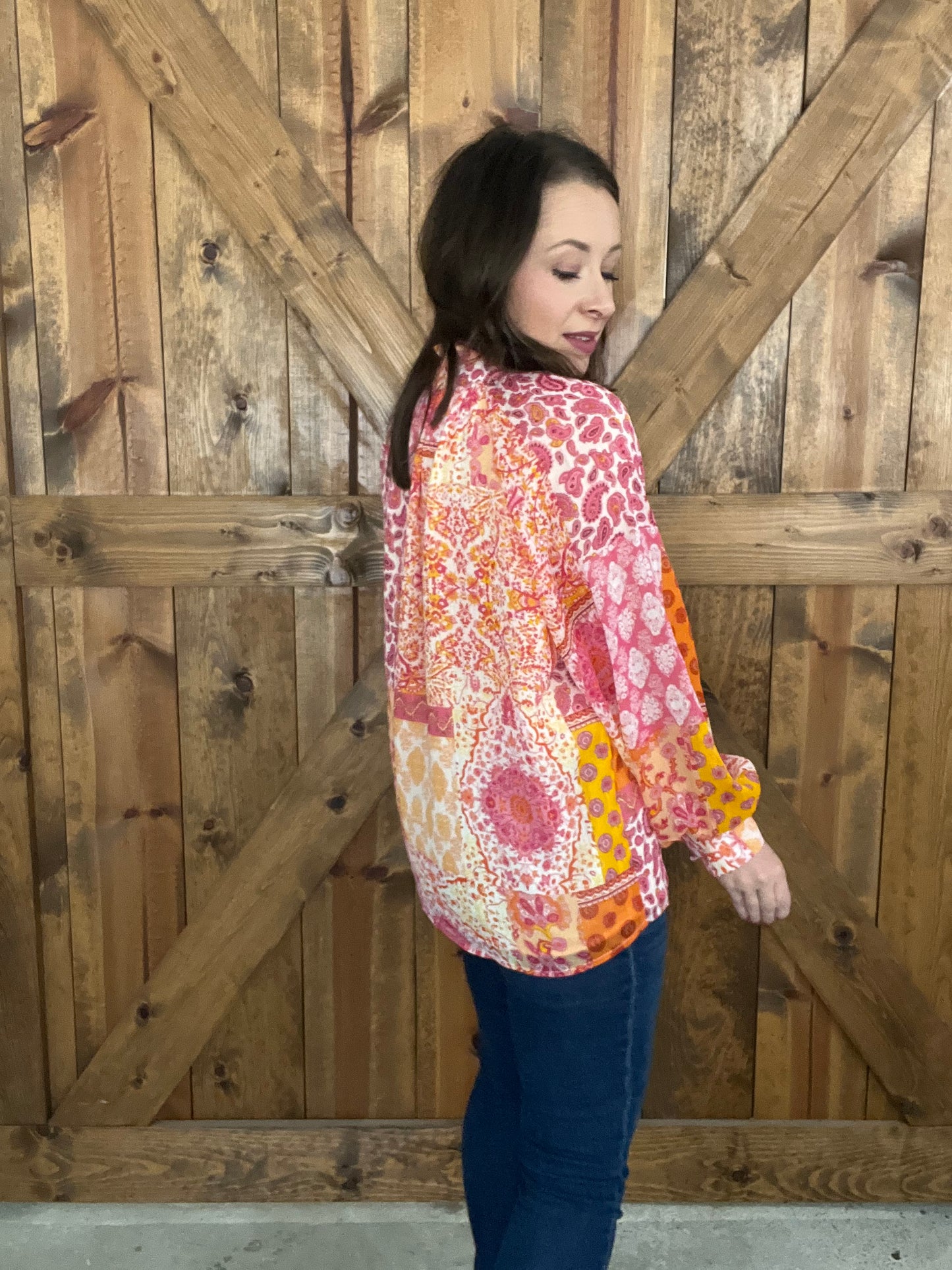 Little Miss Sunshine Top - Apricot