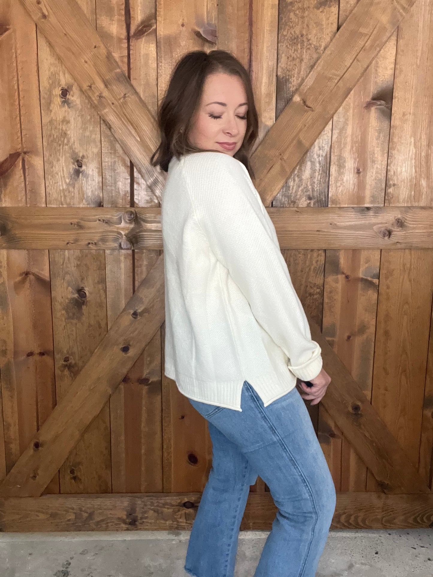 Good Day Sweater - Cream