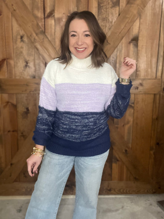 Winter Wishes Sweater - Navy