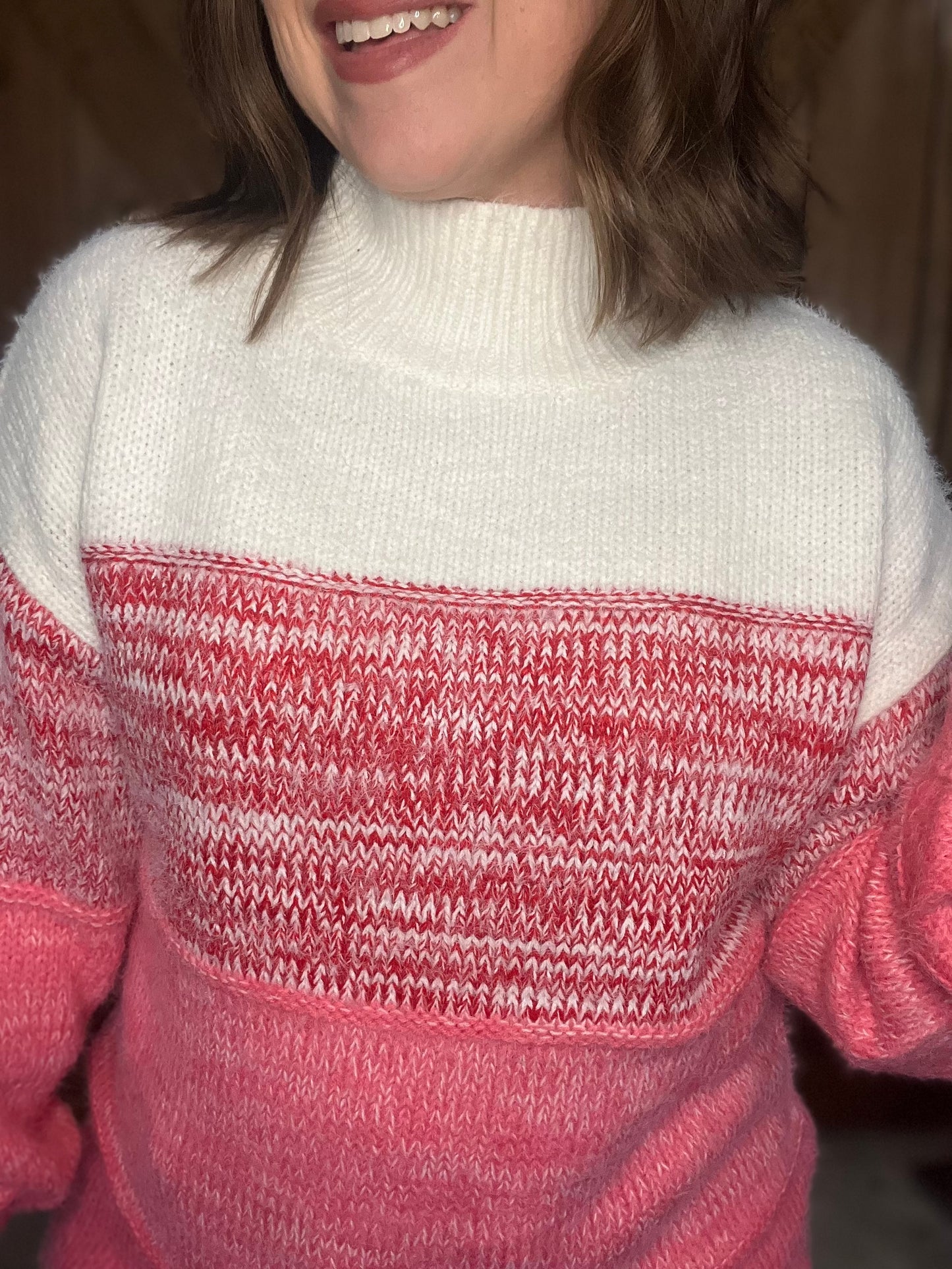 Winter Wishes Sweater - Pink