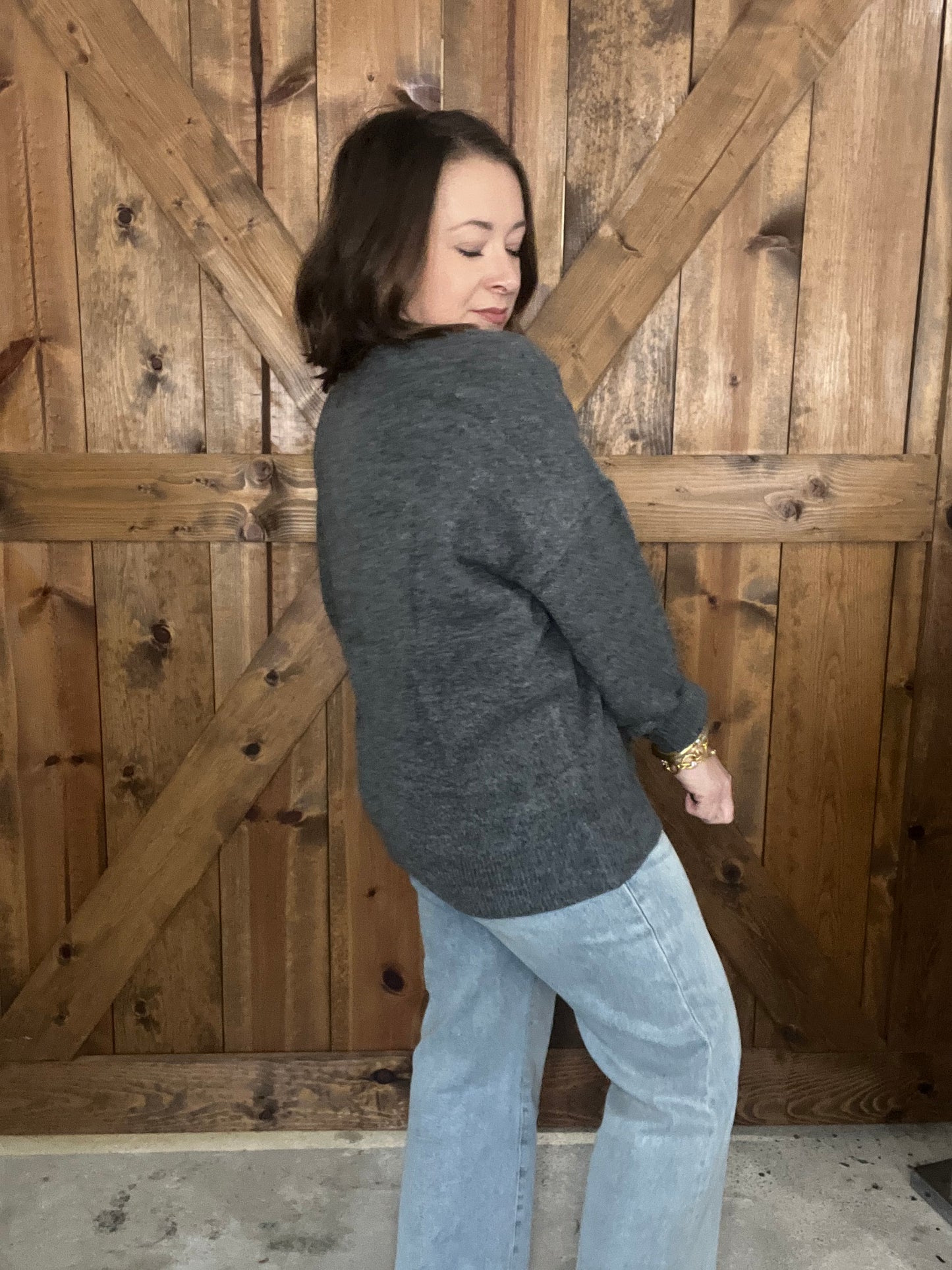 Staple Crewneck Sweater - Grey